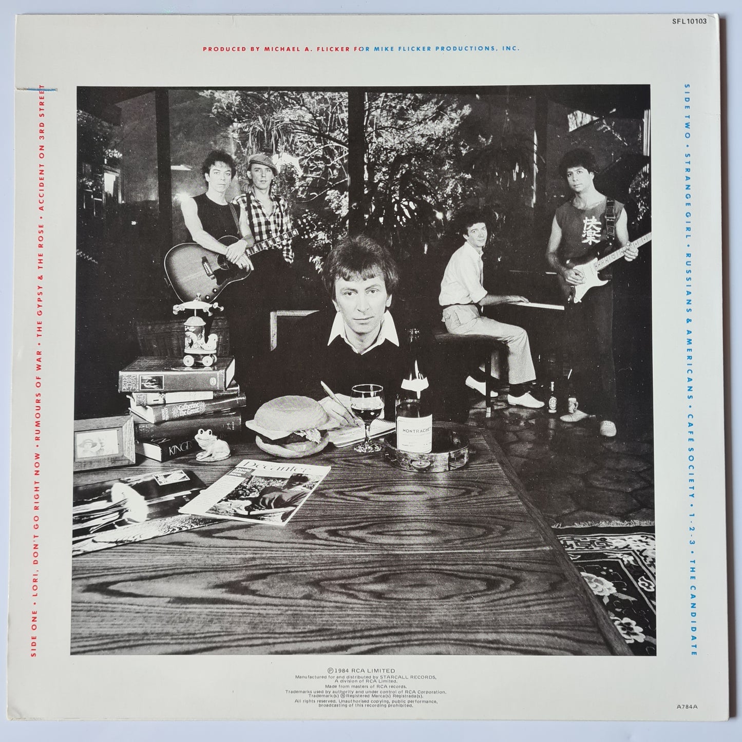 Al Stewart – Russians & Americans - 1984 - Vinyl Record LP (near mint) - Sound Hound Records