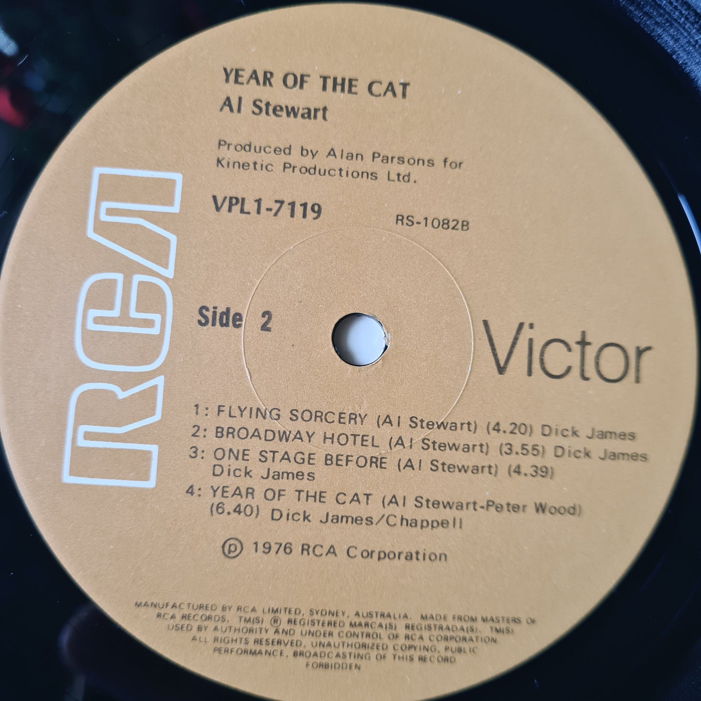 Al Stewart – Year Of The Cat - 1976 (Gatefold Australian Pressing) - Vinyl Record LP (near mint) - Sound Hound Records
