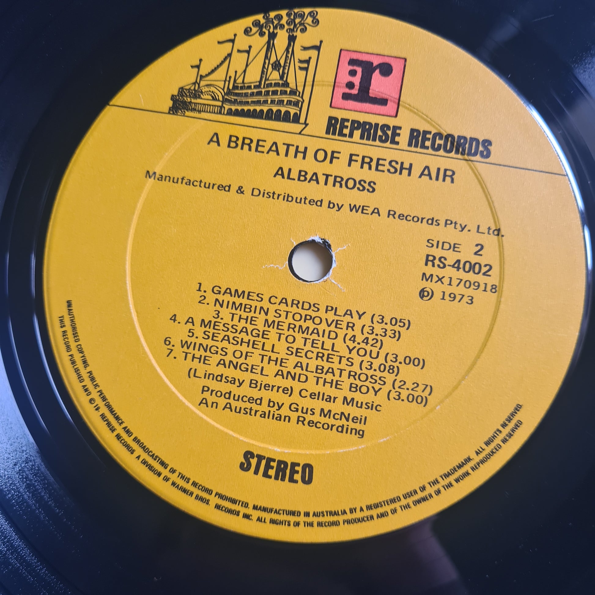 Albatross – A Breath Of Fresh Air - 1973 - Vinyl Record LP - Sound Hound Records