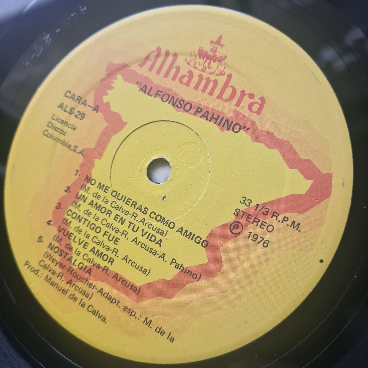 Alfonso Pahino - Alfonso Pahino - 1976 - Vinyl Record LP
