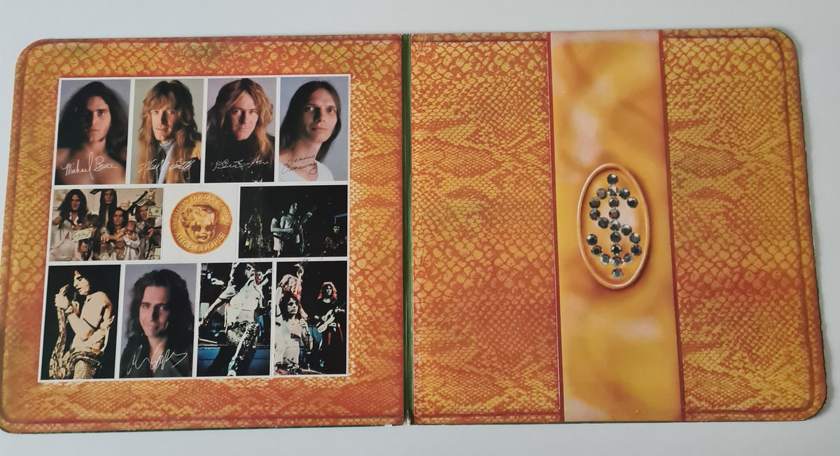 Alice Cooper – Billion Dollar Babies (with Billion Dollar Note Poster) - 1973 (1975 USA Pressing) - Vinyl Record LP - Sound Hound Records