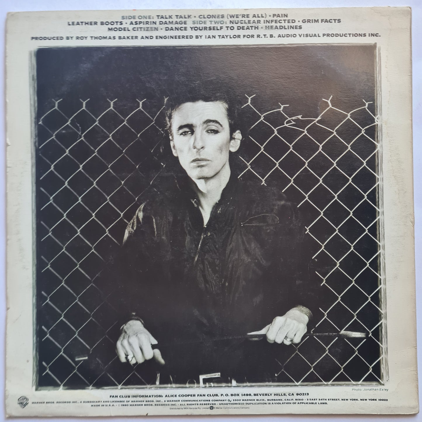 Alice Cooper – Flush The Fashion - 1980 - Vinyl Record LP - Sound Hound Records
