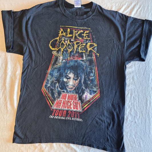 Alice Cooper | No More Mr Nice Guy: Australian Tour 2011 | Size Large T-Shirt - Sound Hound Records