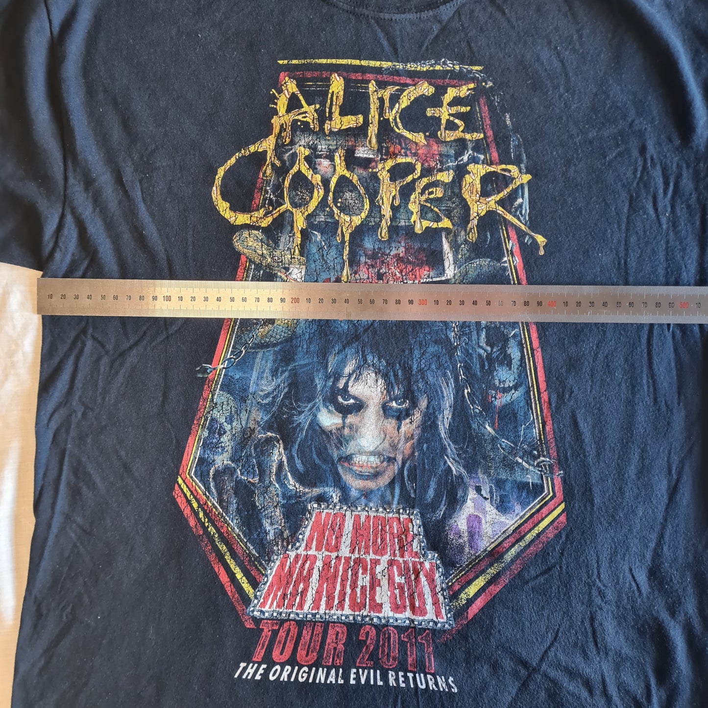 Alice Cooper | No More Mr Nice Guy: Australian Tour 2011 | Size Large T-Shirt - Sound Hound Records
