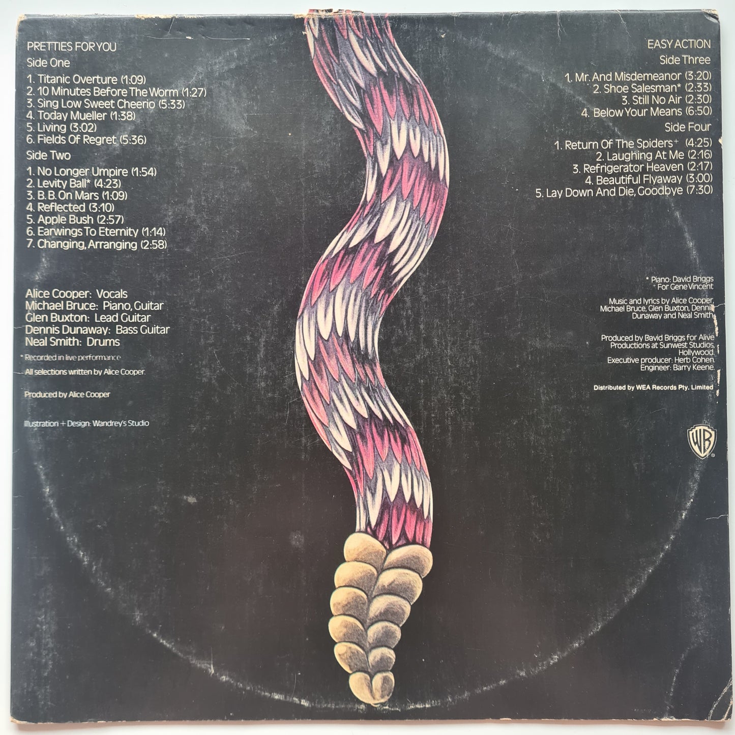 Alice Cooper – School Days: The Early Recordings (RECORD 1 ONLY: Pretties For You) - 1973 - Vinyl Record LP - Sound Hound Records