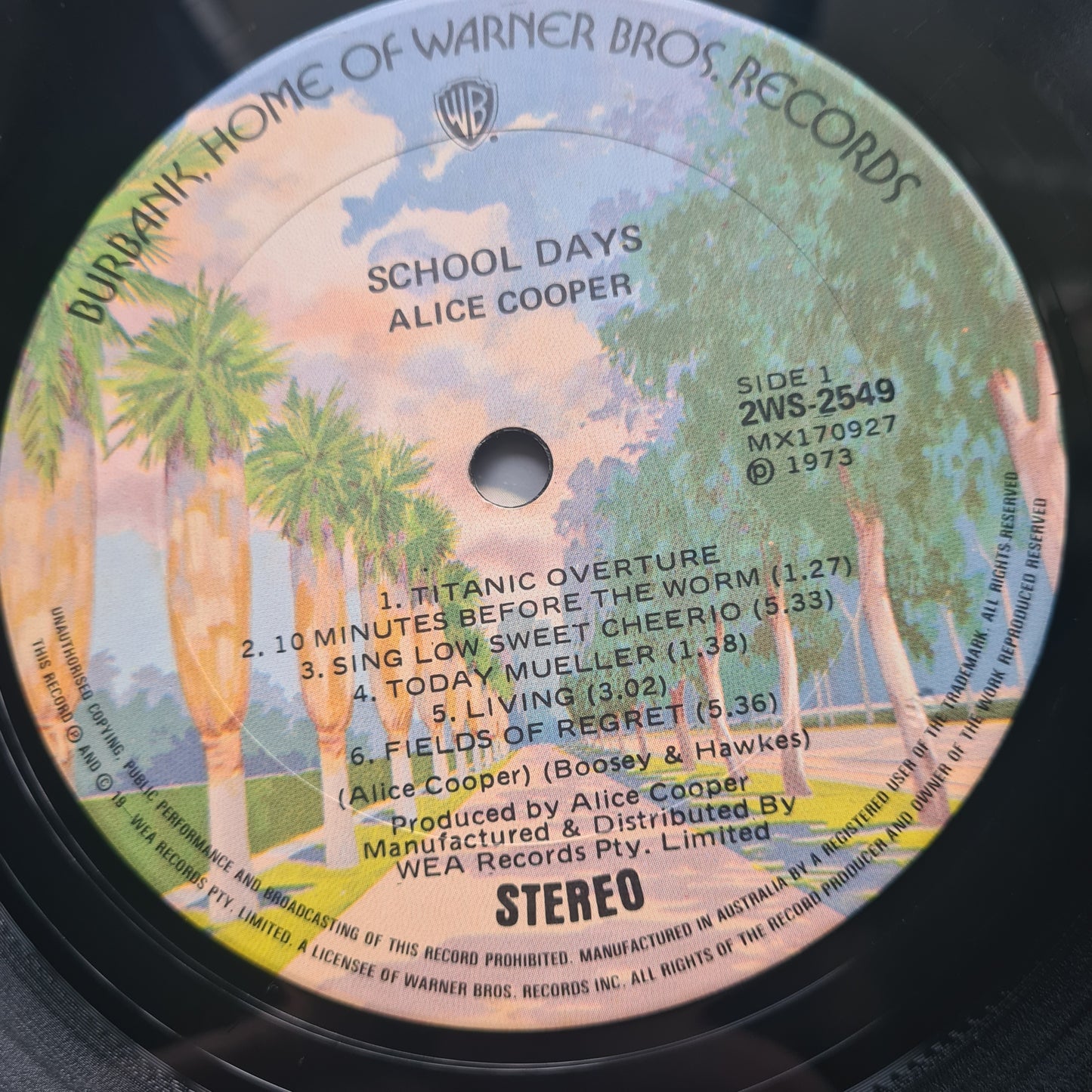 Alice Cooper – School Days: The Early Recordings (RECORD 1 ONLY: Pretties For You) - 1973 - Vinyl Record LP - Sound Hound Records