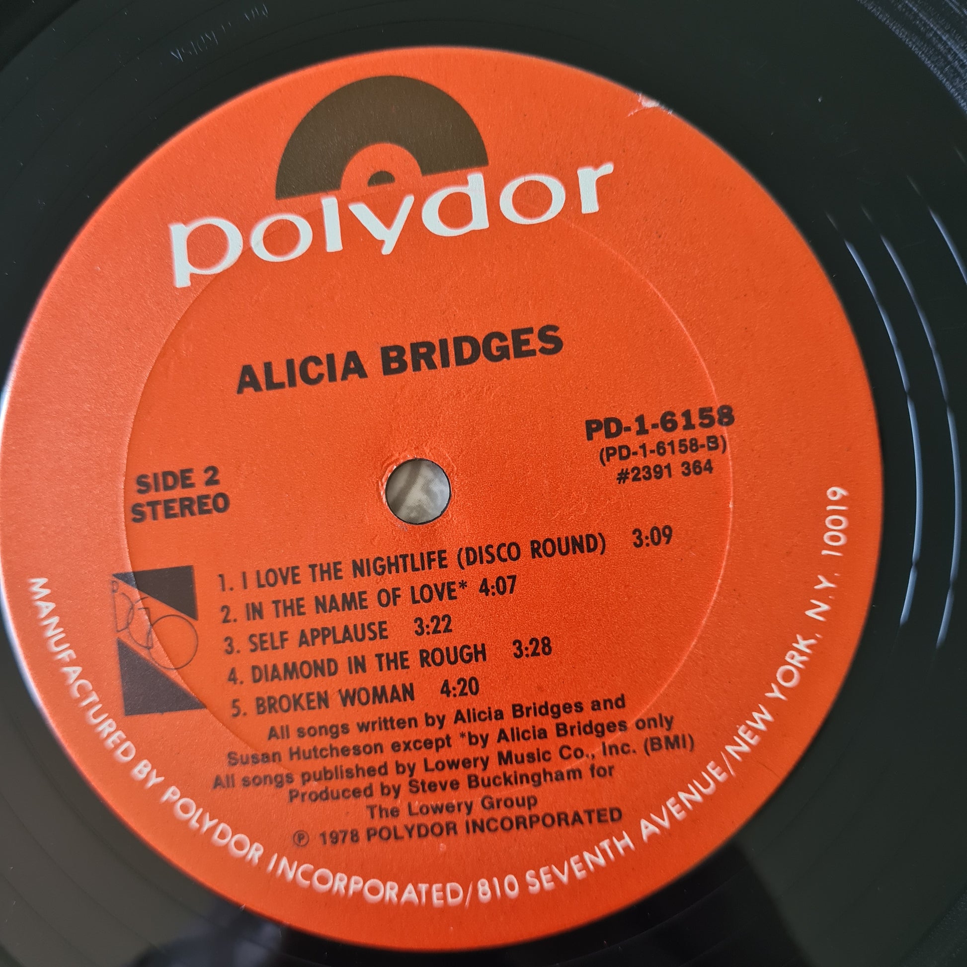 Alicia Bridges - Alicia Bridges - 1978 - Vinyl Record LP (near mint) - Sound Hound Records