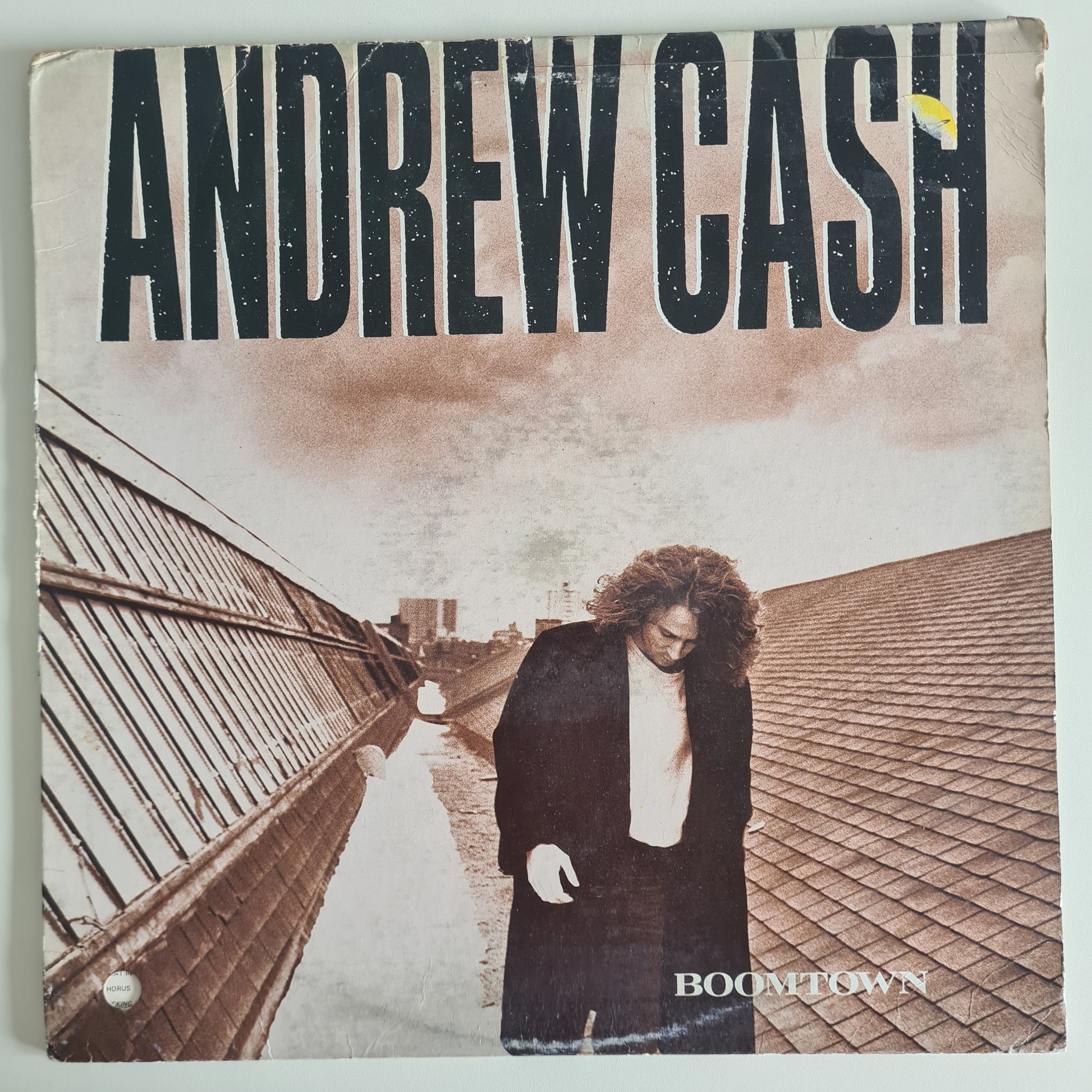 Andrew Cash – Boomtown - 1989 - Vinyl Record LP - Sound Hound Records