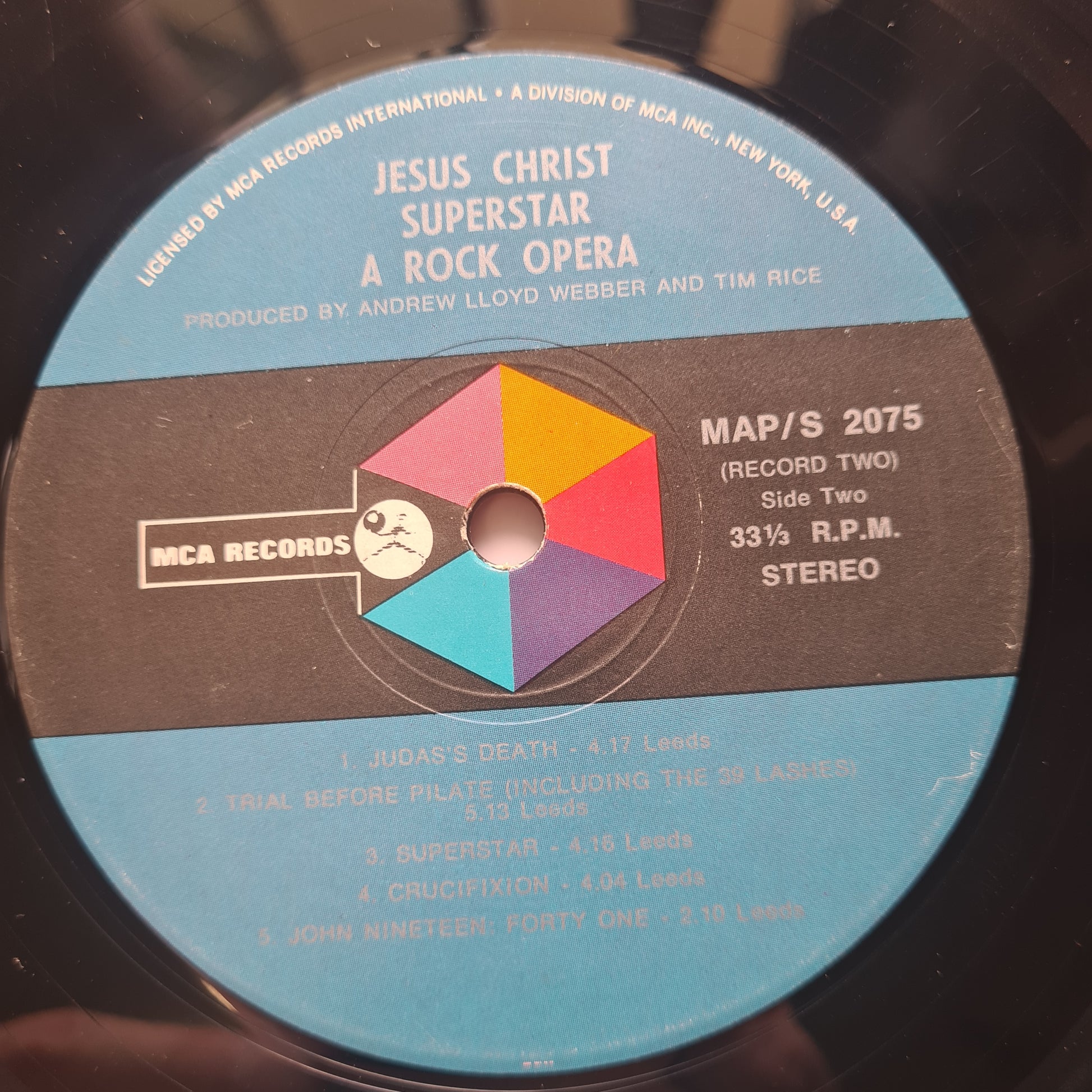Andrew Lloyd Webber And Tim Rice ‎- Ian Gillan – Jesus Christ Superstar - 1970 (Gatefold) - Vinyl Record 2LP - Sound Hound Records