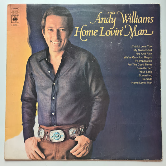 Andy Williams – Home Lovin' Man - 1971 - Vinyl Record LP - Sound Hound Records
