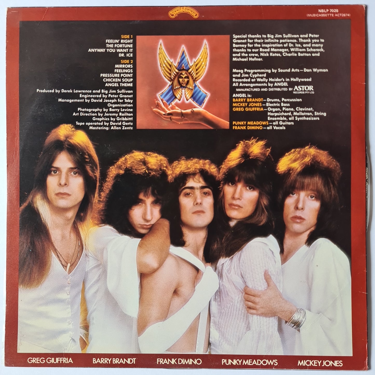 Angel – Helluva Band - 1976 - Vinyl Record LP - Sound Hound Records