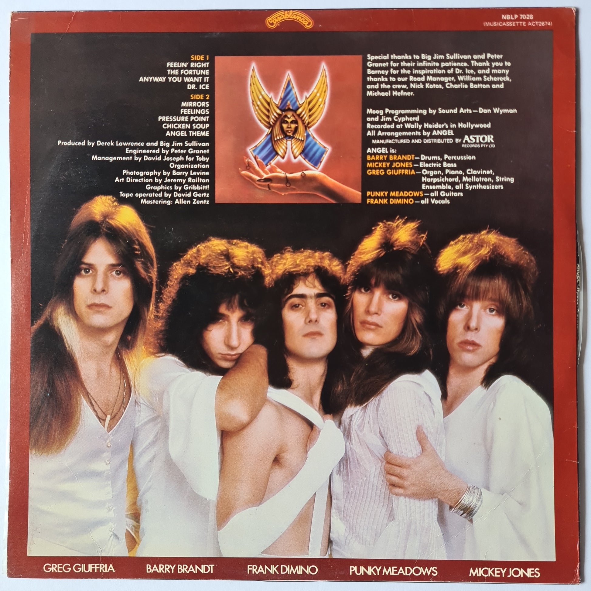 Angel – Helluva Band - 1976 - Vinyl Record LP - Sound Hound Records