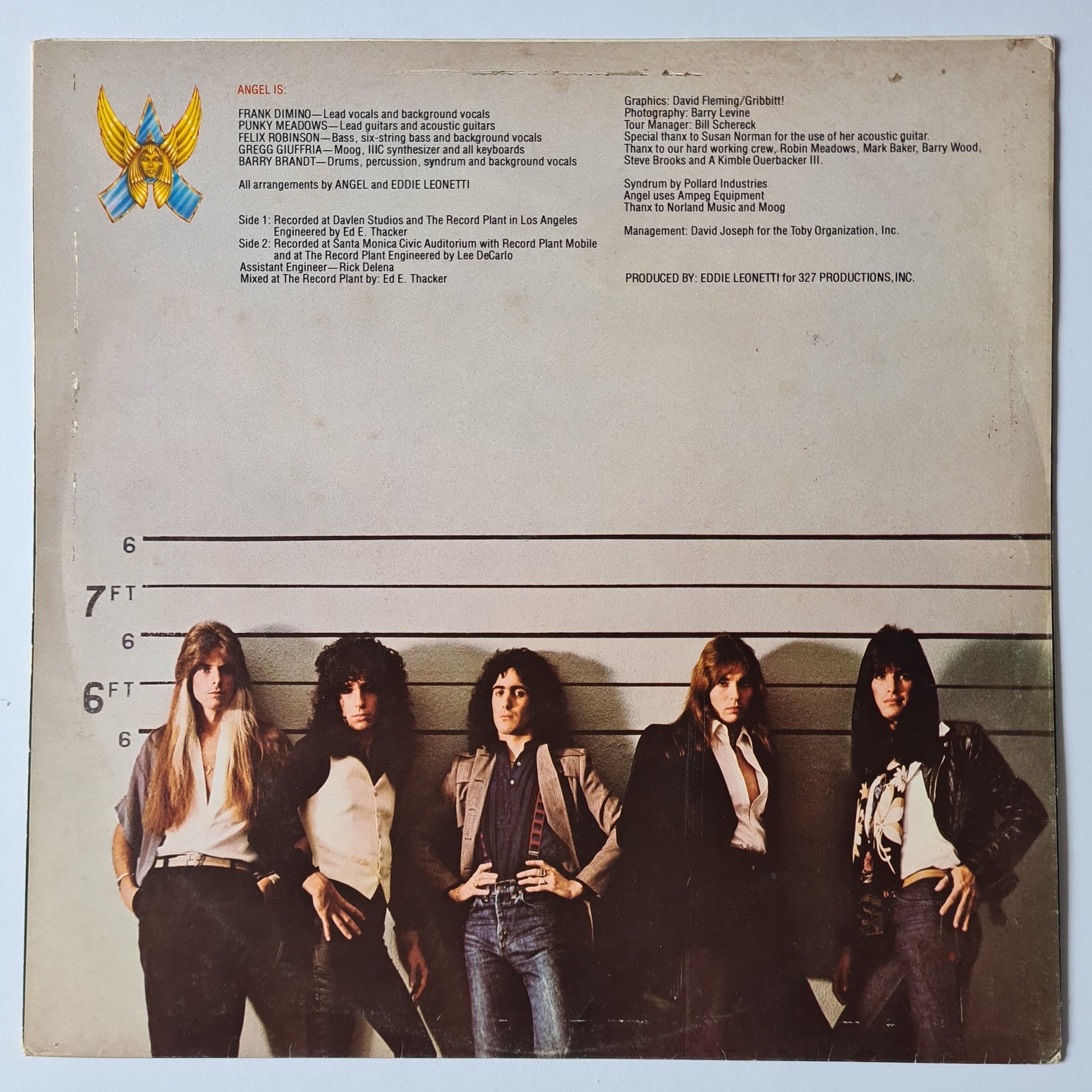 Angel – Sinfull - 1979 - Vinyl Record LP - Sound Hound Records
