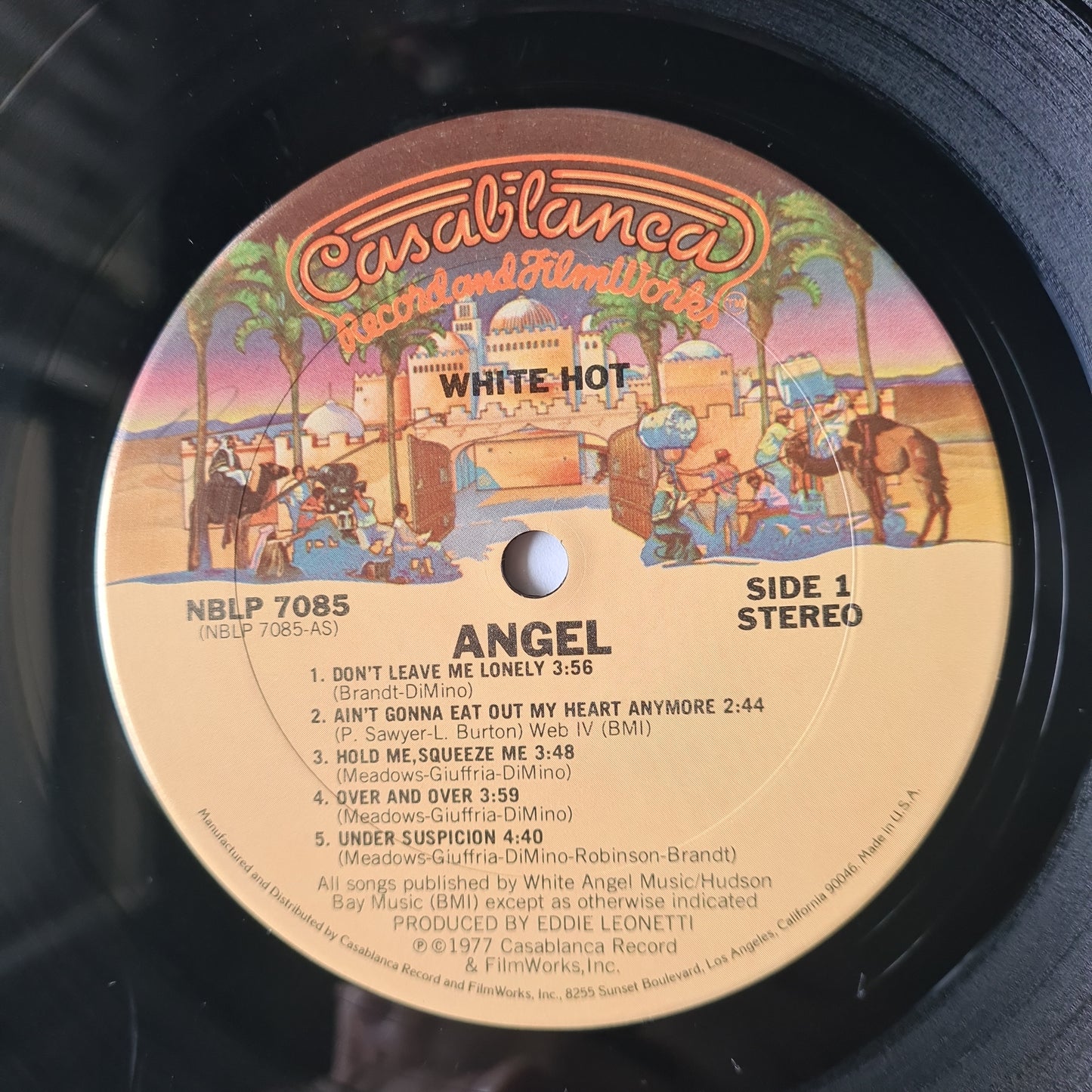 Angel – White Hot - 1977 - Vinyl Record LP - Sound Hound Records