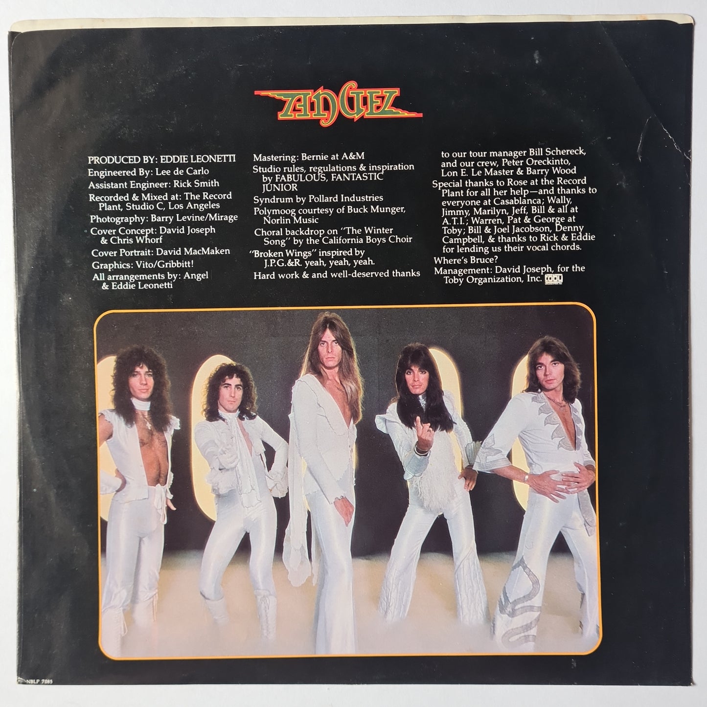 Angel – White Hot - 1977 - Vinyl Record LP - Sound Hound Records