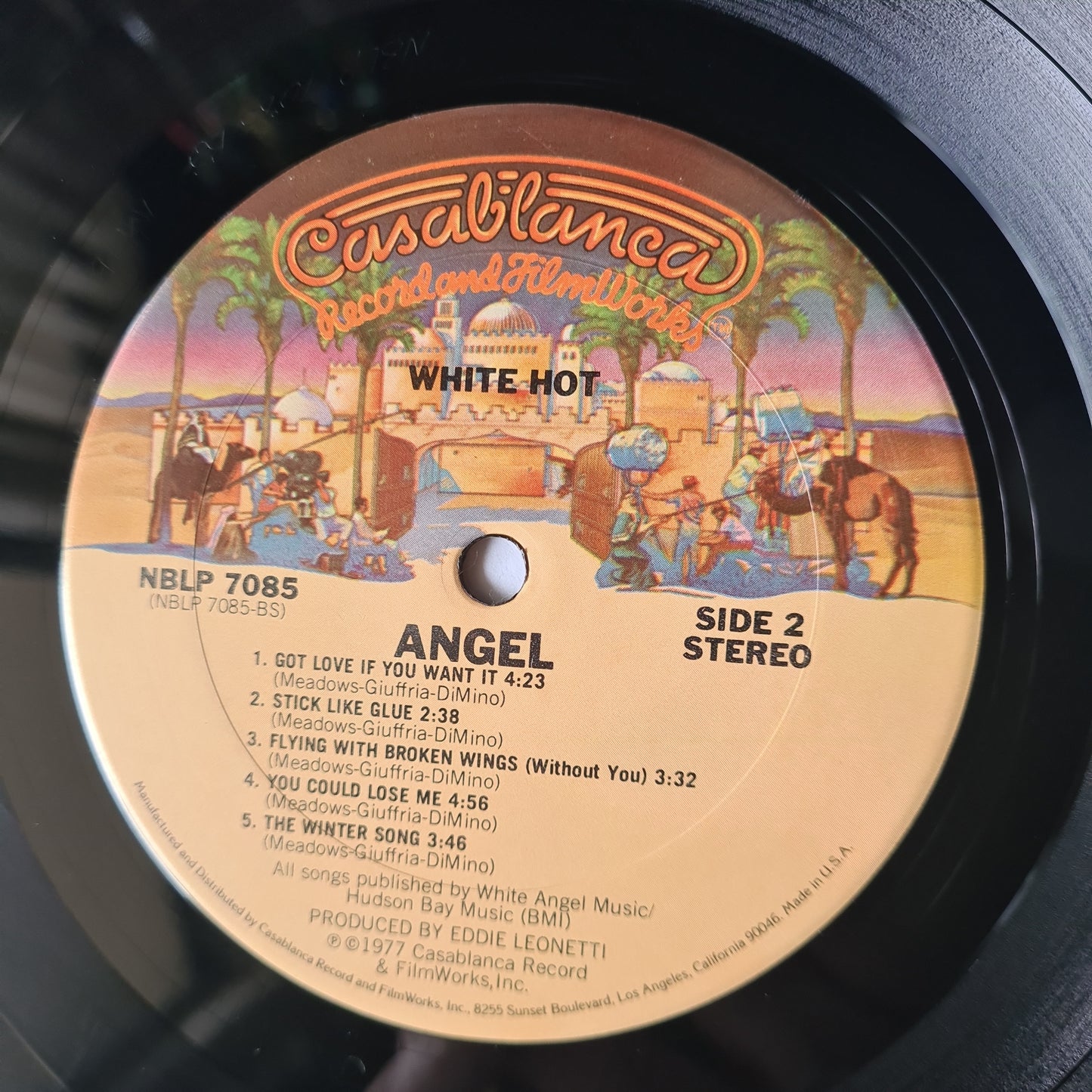 Angel – White Hot - 1977 - Vinyl Record LP - Sound Hound Records