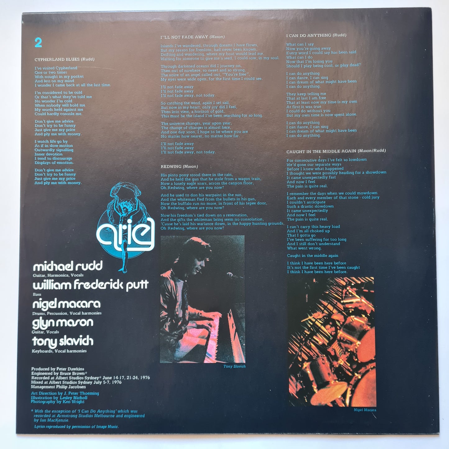Ariel – Goodnight Fiona - 1976 - Vinyl Record LP - Sound Hound Records