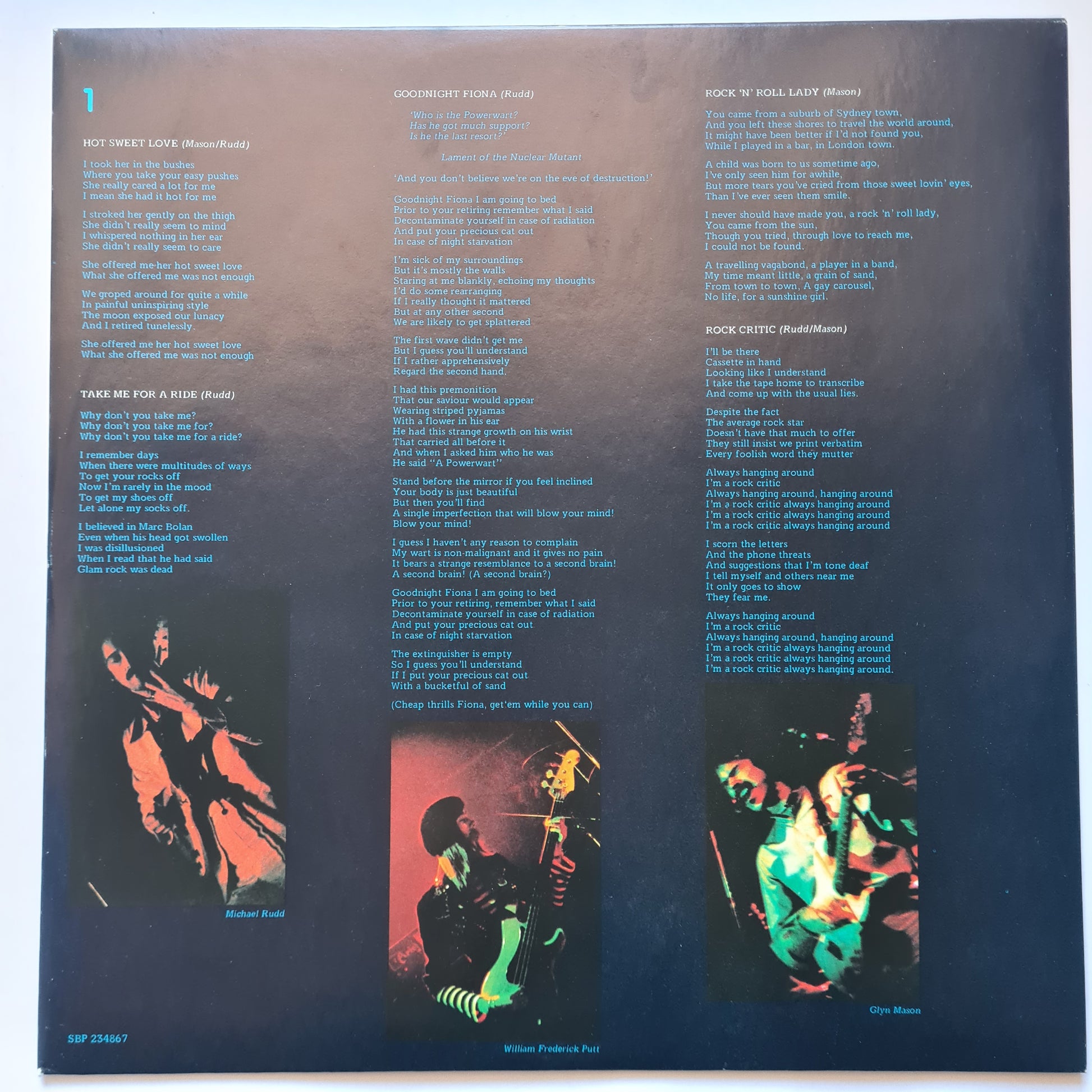 Ariel – Goodnight Fiona - 1976 - Vinyl Record LP - Sound Hound Records