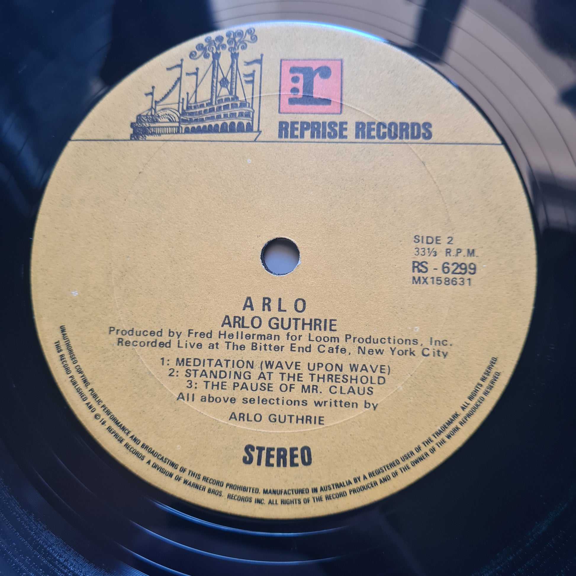 Arlo Guthrie – Arlo- 1968 - Vinyl Record LP - Sound Hound Records