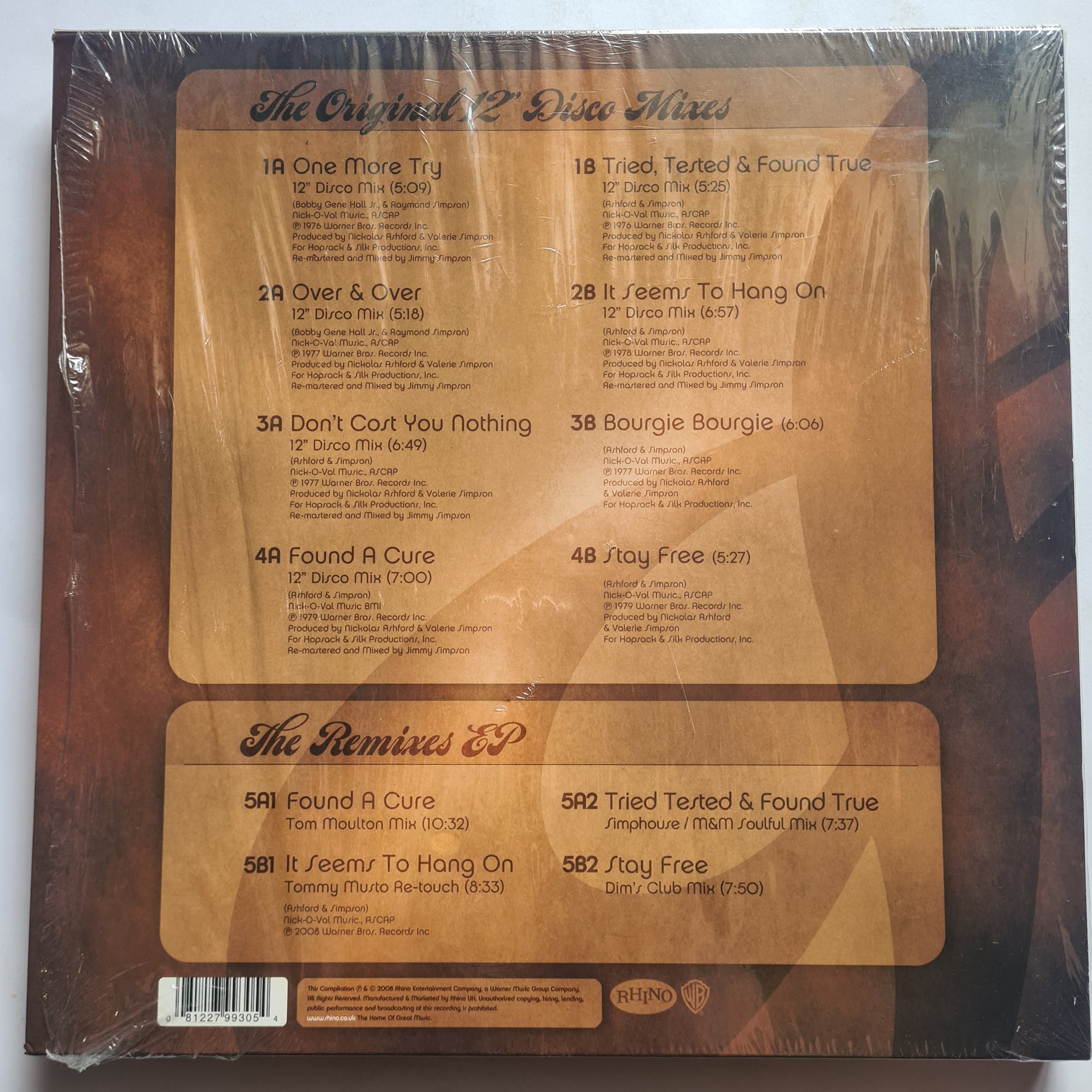 Ashford & Simpson – The Warner Bros. Years: The 12" Collection - 2008 - x5 Vinyl Record 12" Disco Mix Singles Box Set - Sound Hound Records