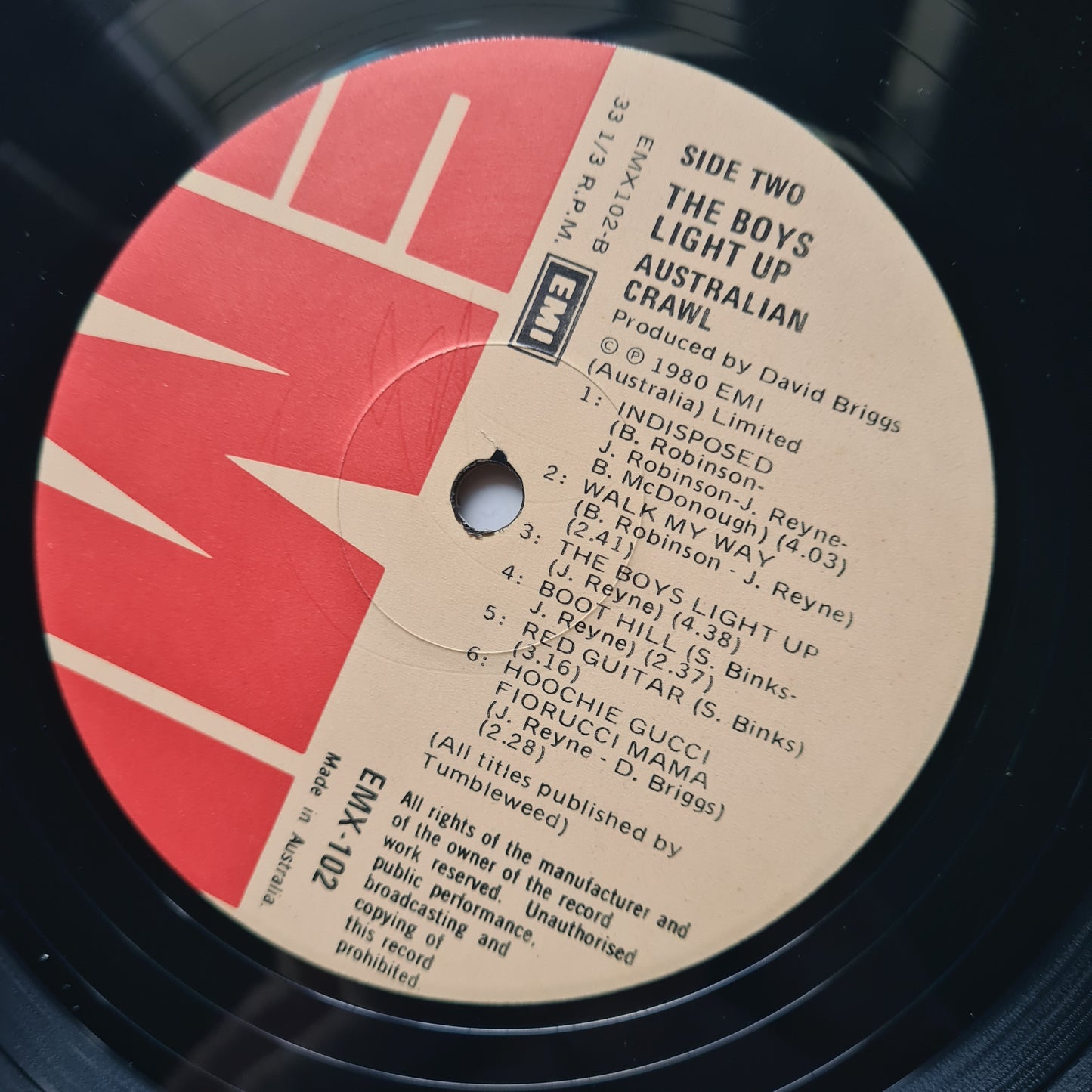 Australian Crawl – Boys Light Up - 1980 - Vinyl Record LP - Sound Hound Records