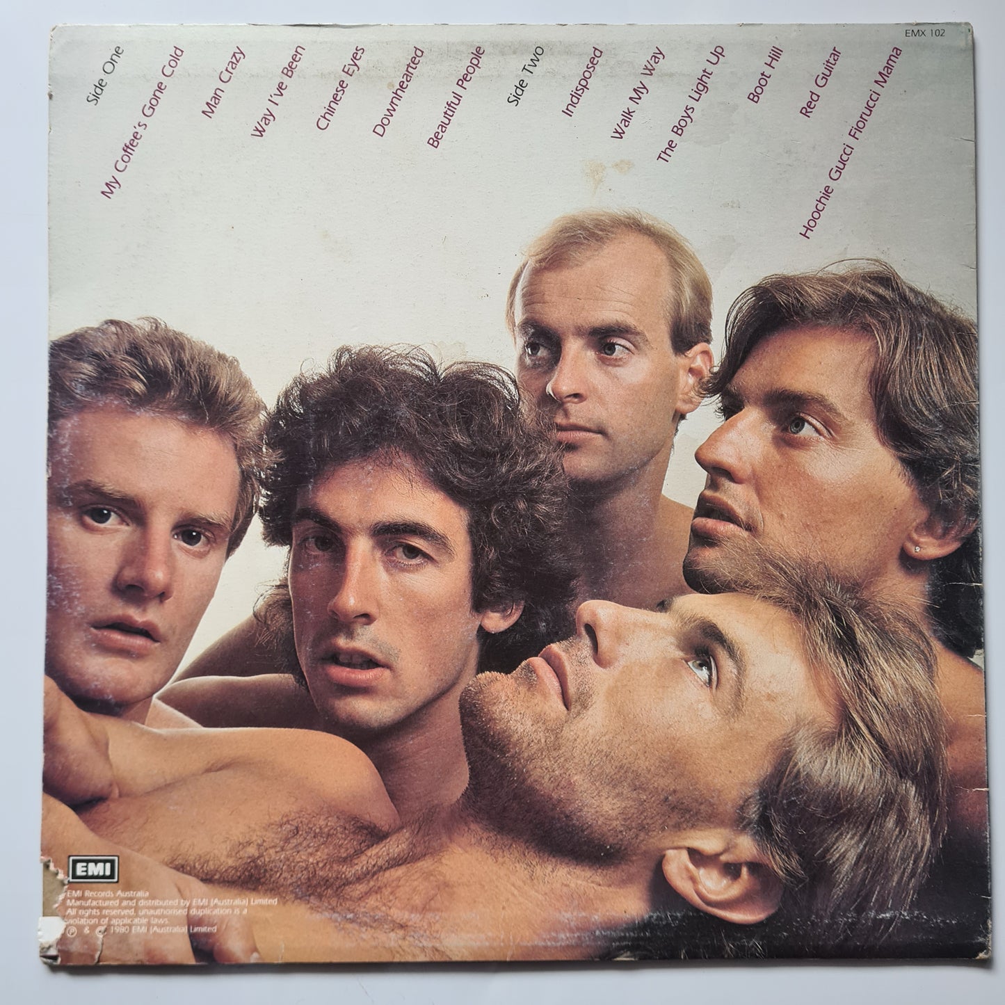 Australian Crawl – Boys Light Up - 1980 - Vinyl Record LP - Sound Hound Records