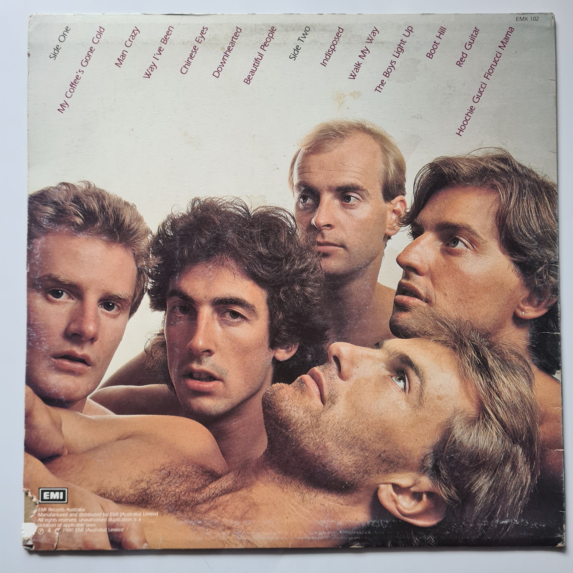 Australian Crawl – Boys Light Up - 1980 - Vinyl Record LP - Sound Hound Records