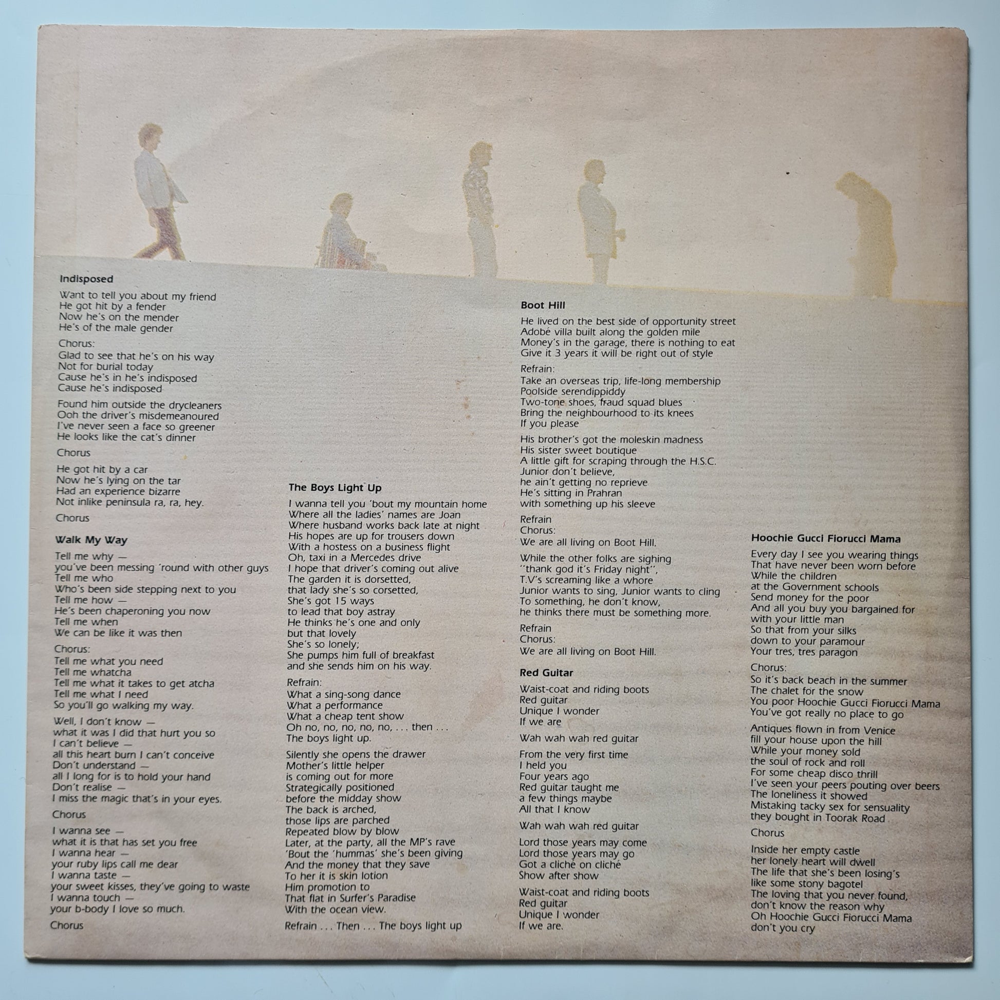 Australian Crawl – Boys Light Up - 1980 - Vinyl Record LP - Sound Hound Records