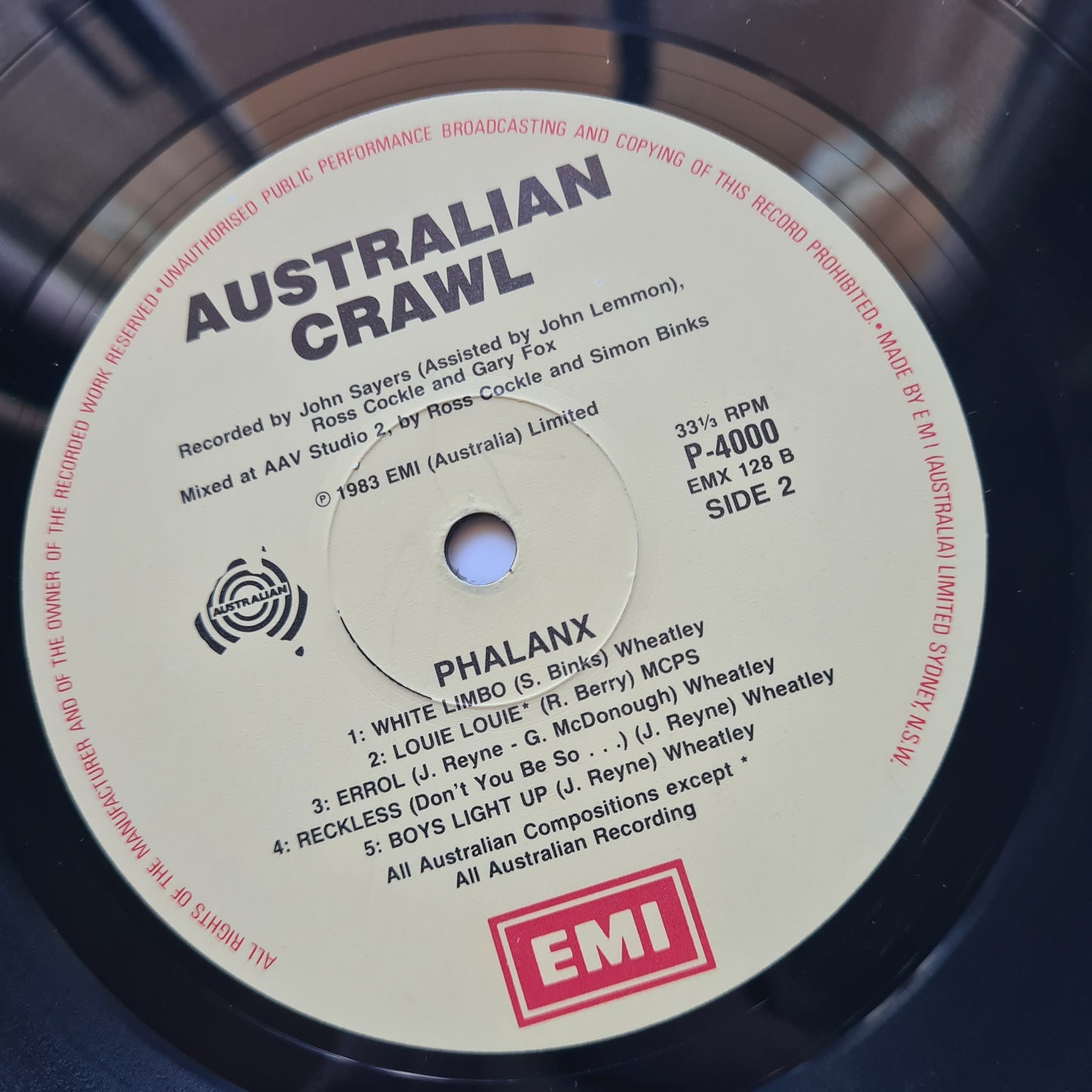 Australian Crawl – Phalanx- 1983 - Vinyl Record LP (Gatefold First Australian Pressing) - Sound Hound Records