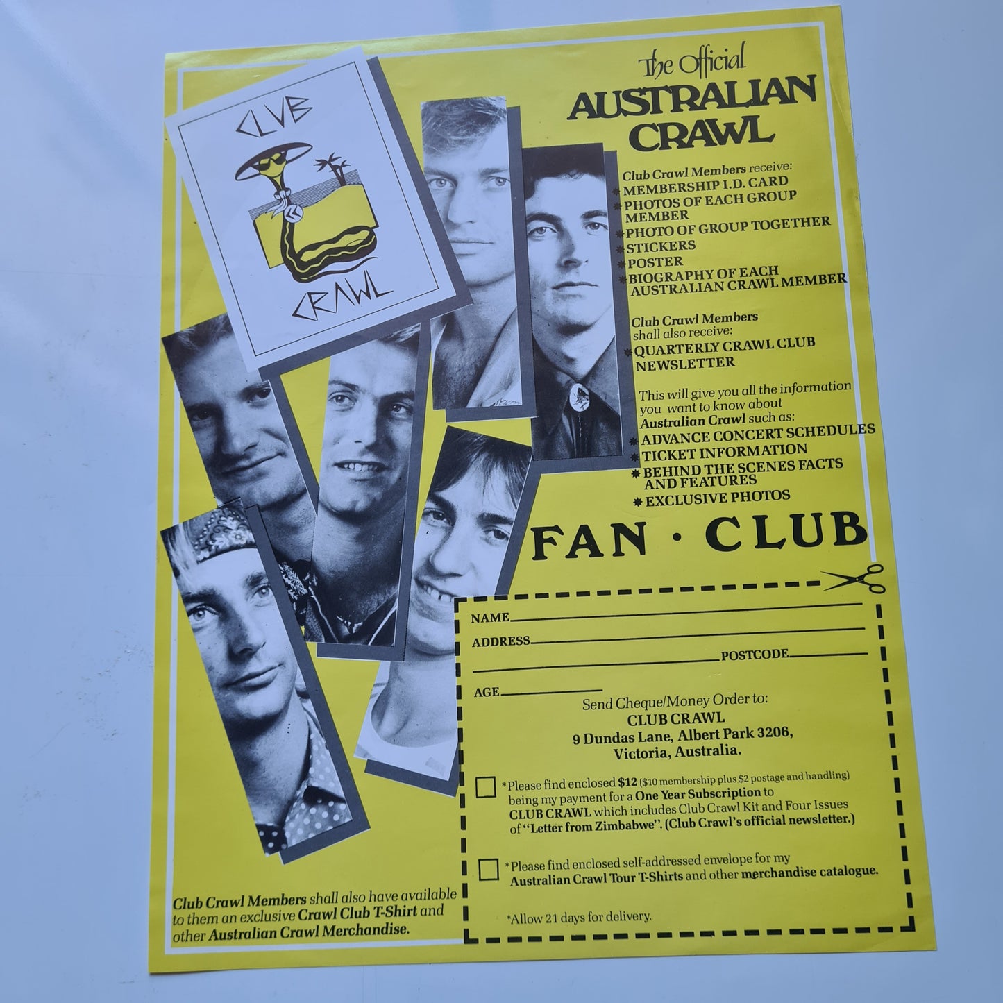 Australian Crawl – Phalanx- 1983 - Vinyl Record LP (Gatefold First Australian Pressing) - Sound Hound Records
