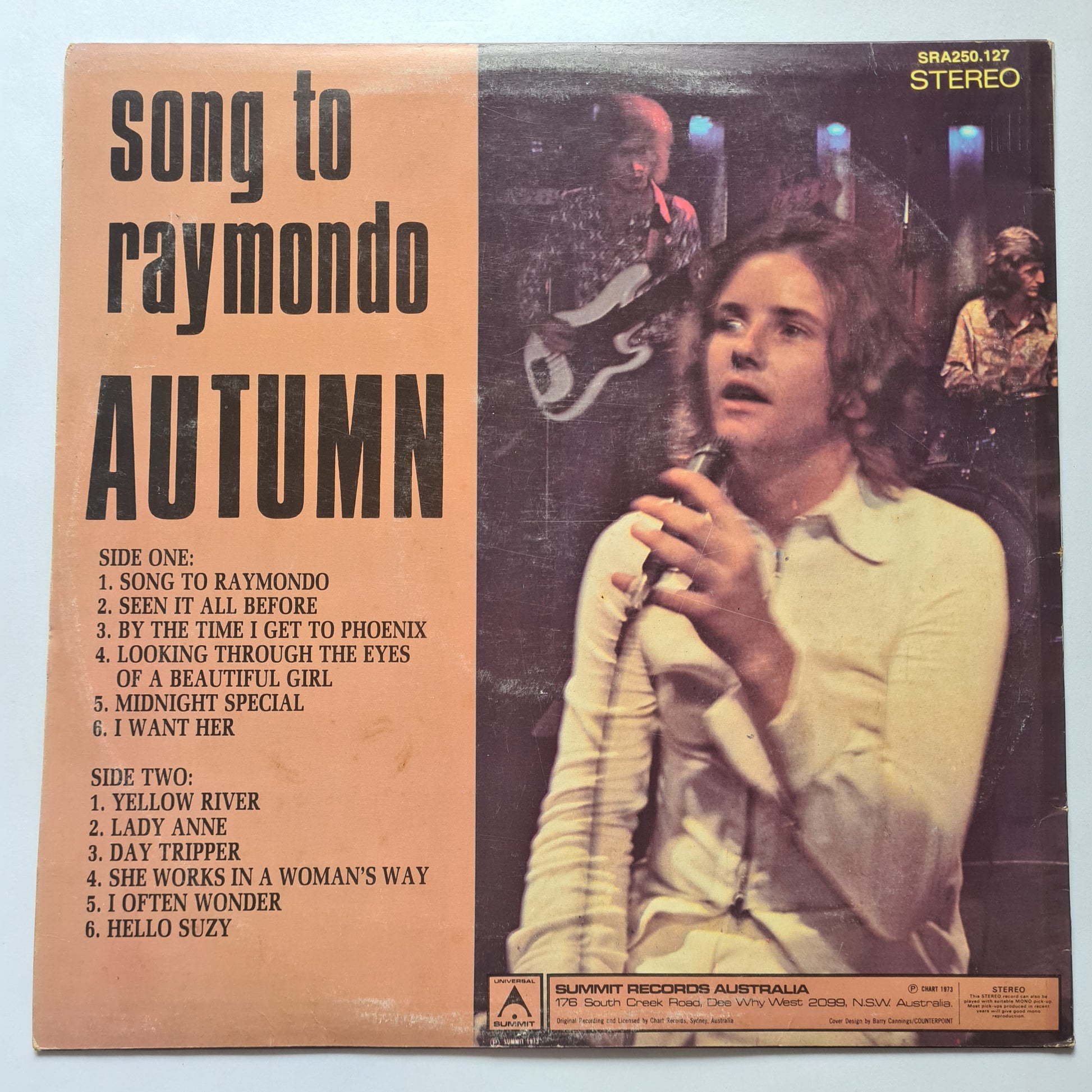 Autumn – Song To Raymondo - 1971 (1973 second pressing) - Vinyl Record LP - Sound Hound Records