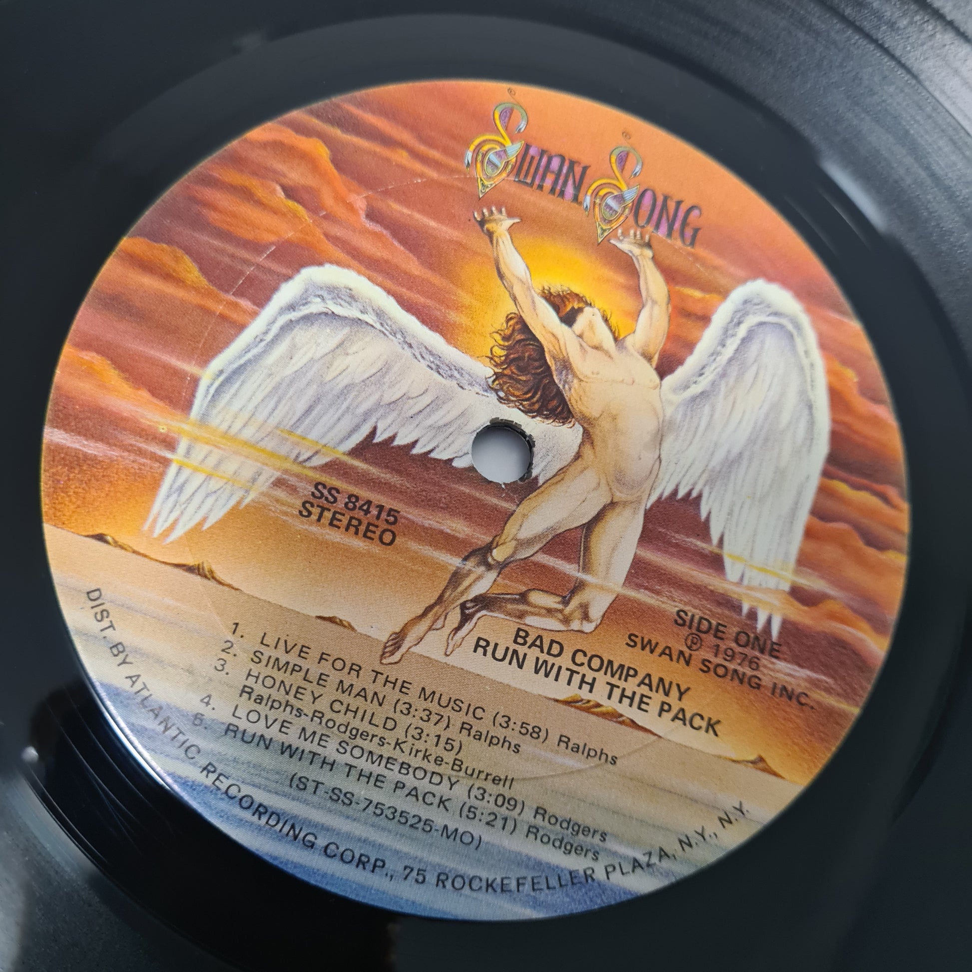 Bad Company – Run With The Pack - 1976 (USA Pressing) - Vinyl Record LP - Sound Hound Records