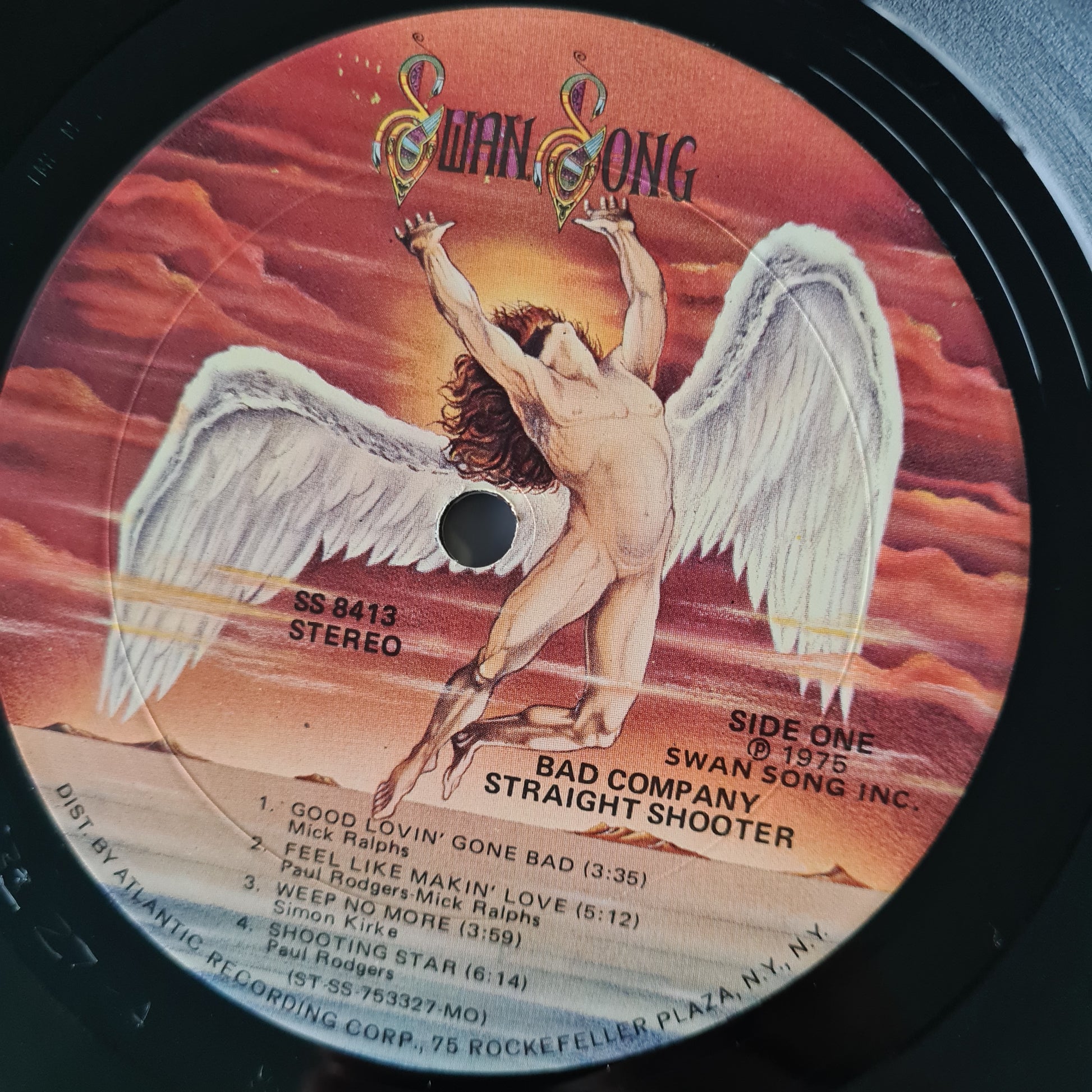 Bad Company – Straight Shooter - 1975 (USA Pressing) - Vinyl Record LP - Sound Hound Records