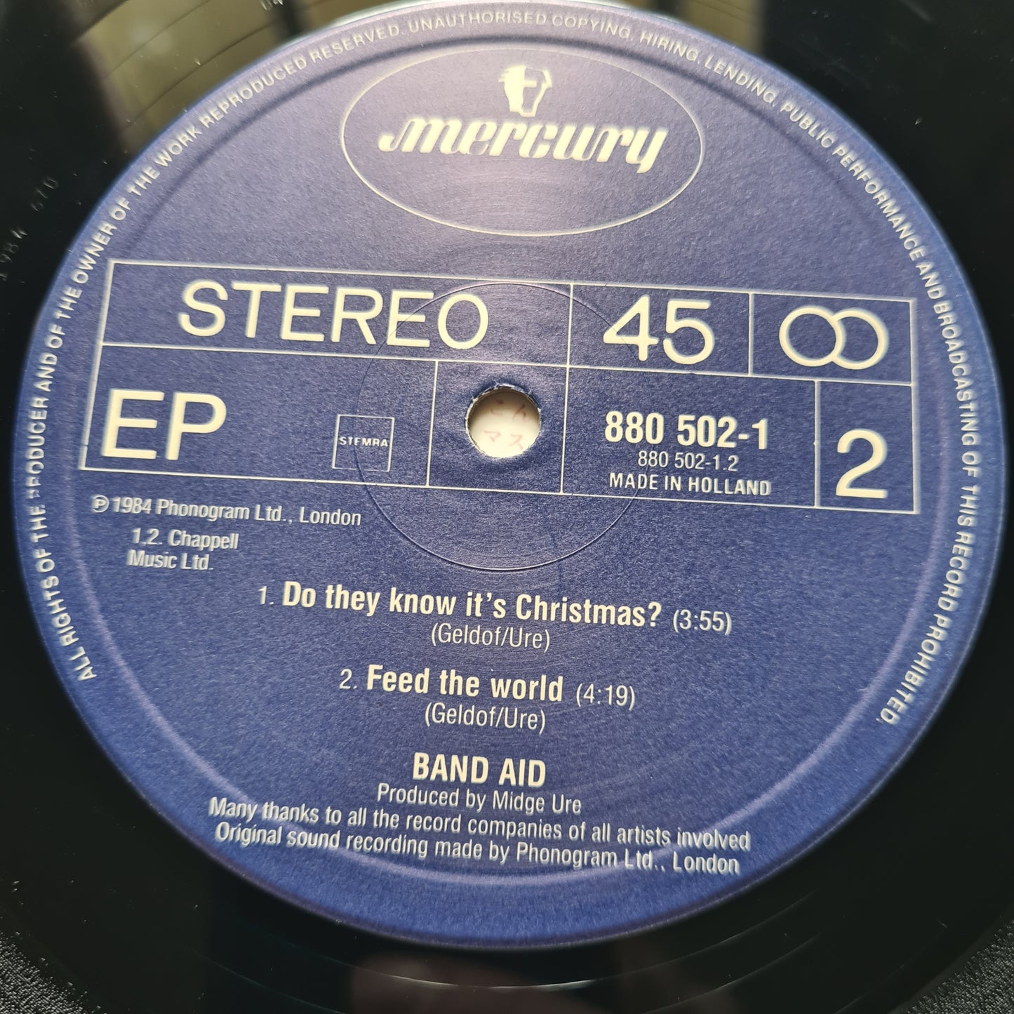 Band Aid – Do They Know It's Christmas? - 1984 (Japanese Pressing) - Vinyl Record (12inch Single) - Sound Hound Records