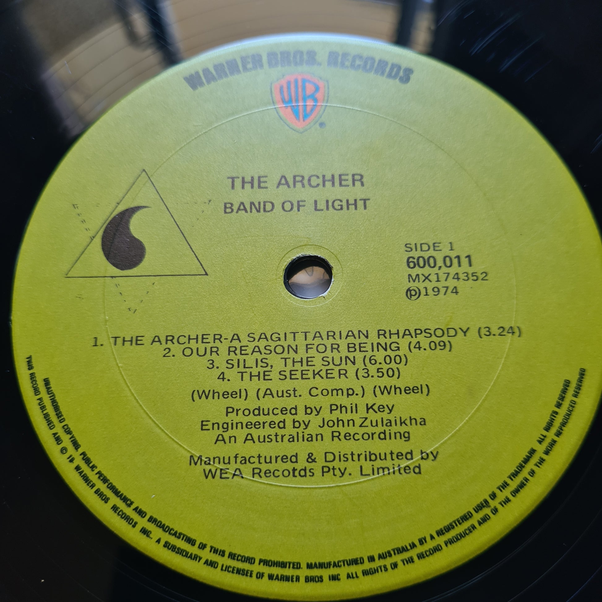 Band Of Light – The Archer - 1974 (Gatefold) - Vinyl Record LP (VERY RARE ALBUM) - Sound Hound Records
