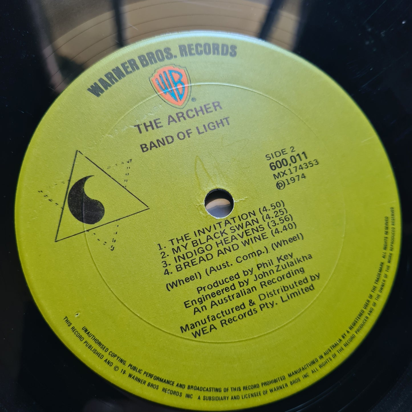 Band Of Light – The Archer - 1974 (Gatefold) - Vinyl Record LP (VERY RARE ALBUM) - Sound Hound Records