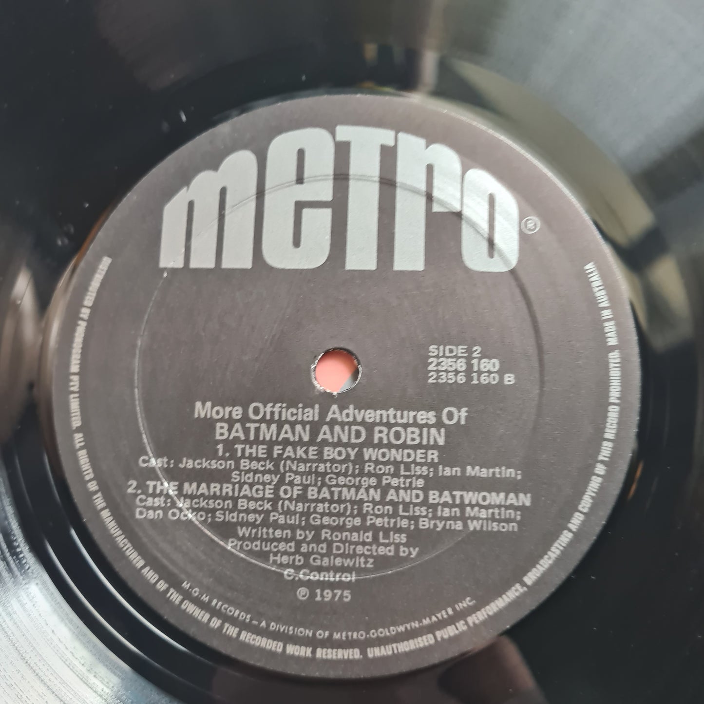 Batman & Robin – More Official Adventures Of Batman & Robin - 1975 - Vinyl Record LP (near mint) - Sound Hound Records