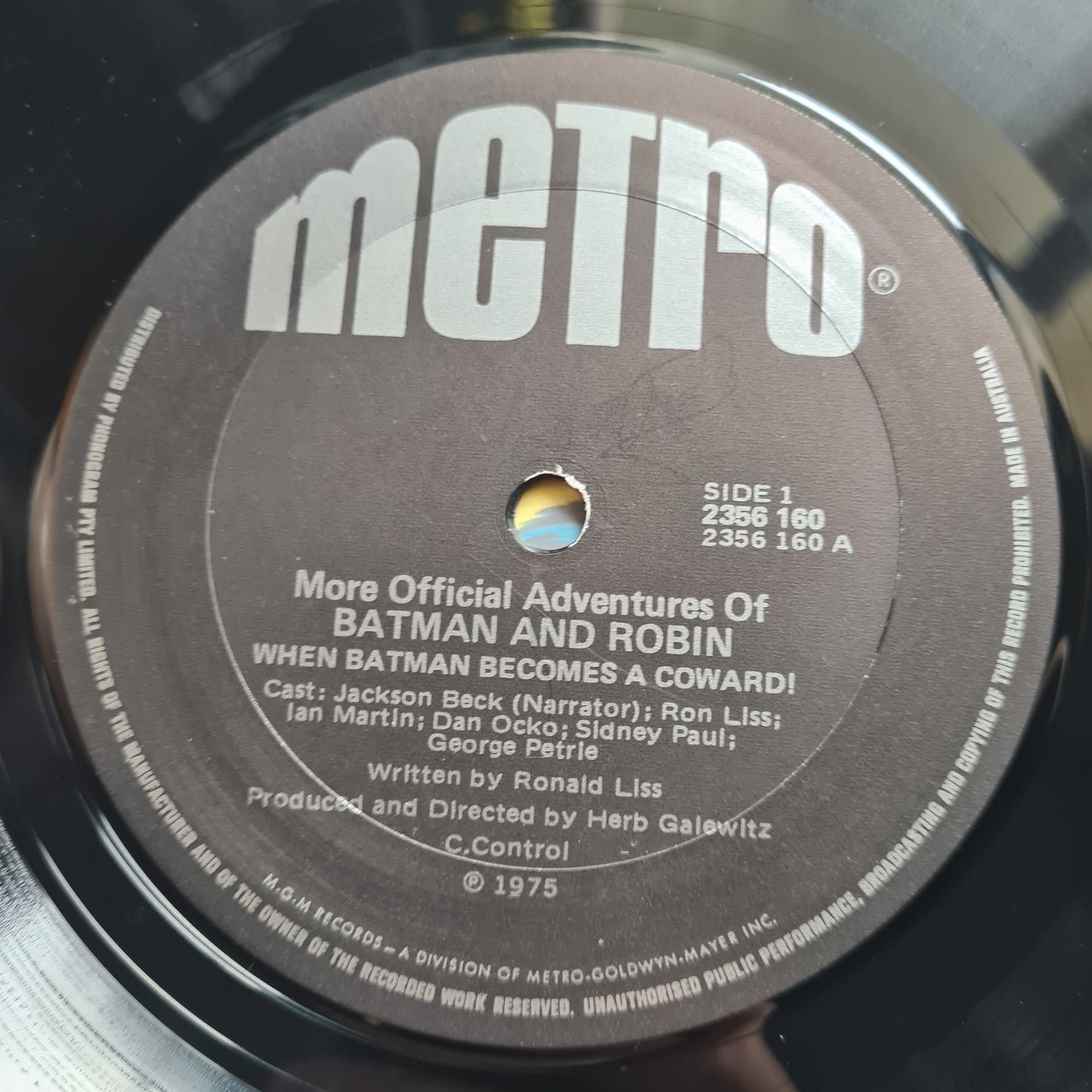 Batman & Robin – More Official Adventures Of Batman & Robin - 1975 - Vinyl Record LP (near mint) - Sound Hound Records