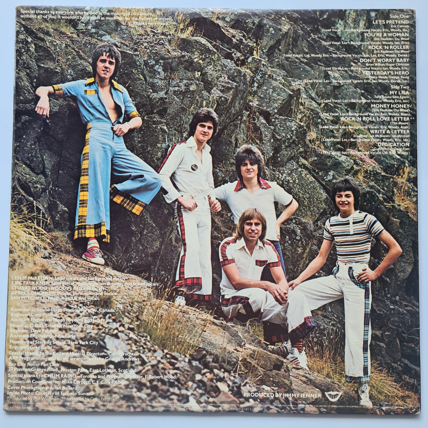 Bay City Rollers – Dedication - 1976 - Vinyl Record LP - Sound Hound Records