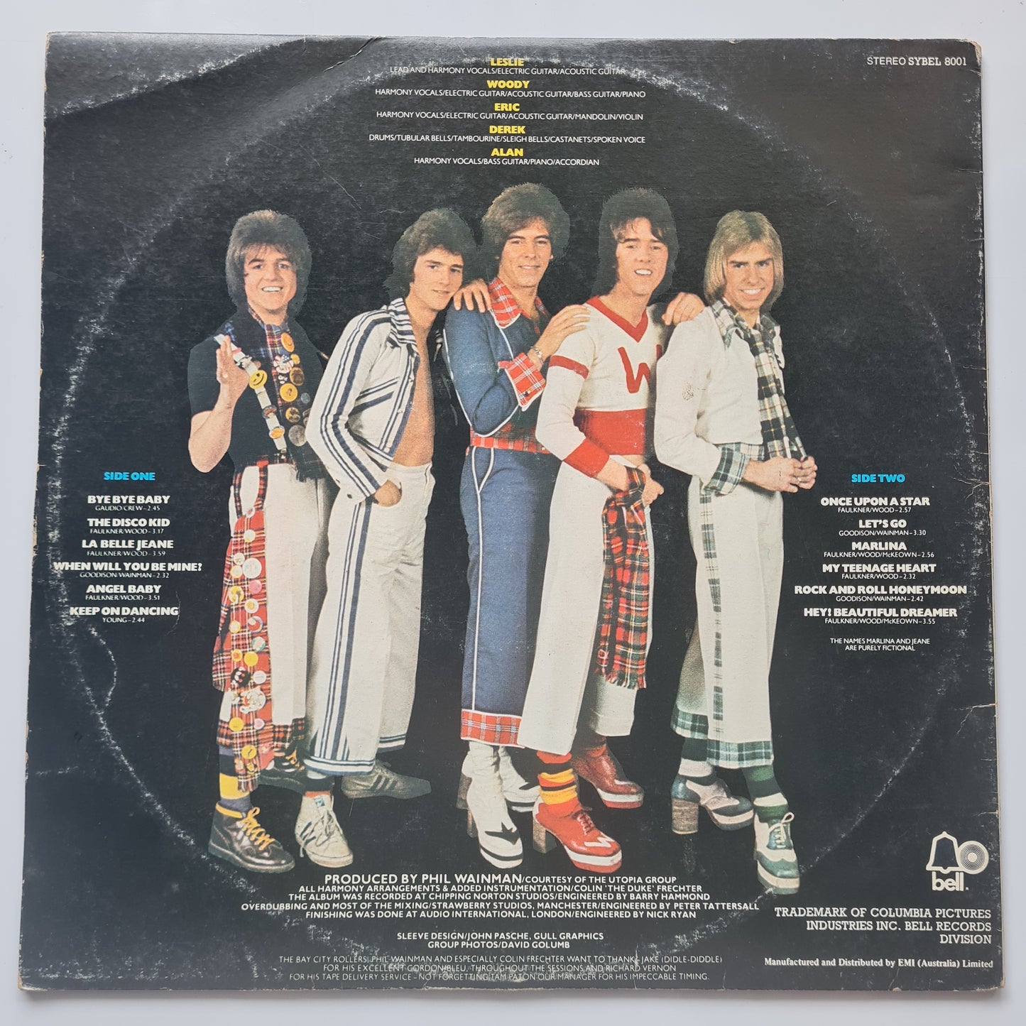 Bay City Rollers – Once Upon A Star - 1975 - Vinyl Record LP - Sound Hound Records