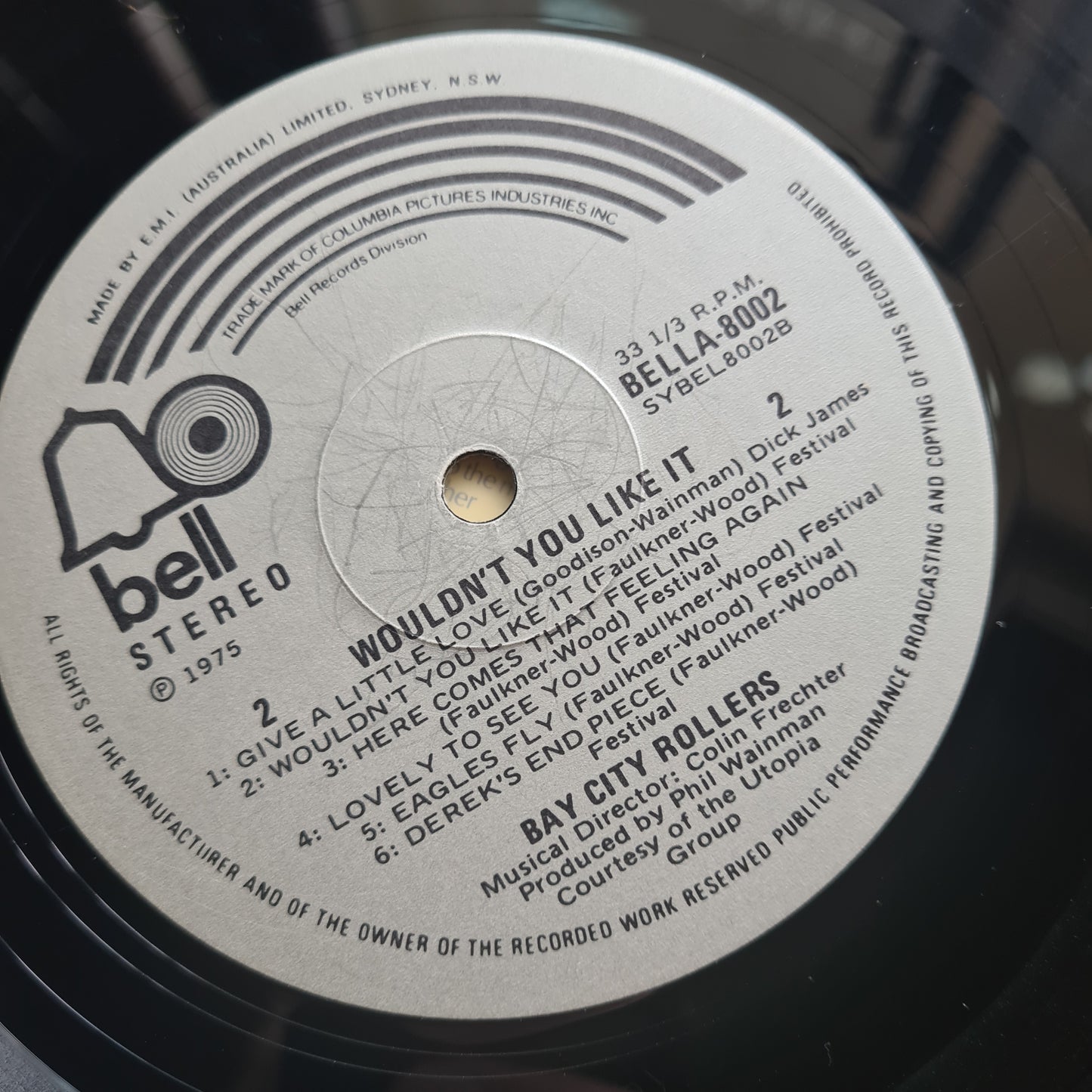 Bay City Rollers – Wouldn't You Like It? - 1975 - Vinyl Record LP - Sound Hound Records
