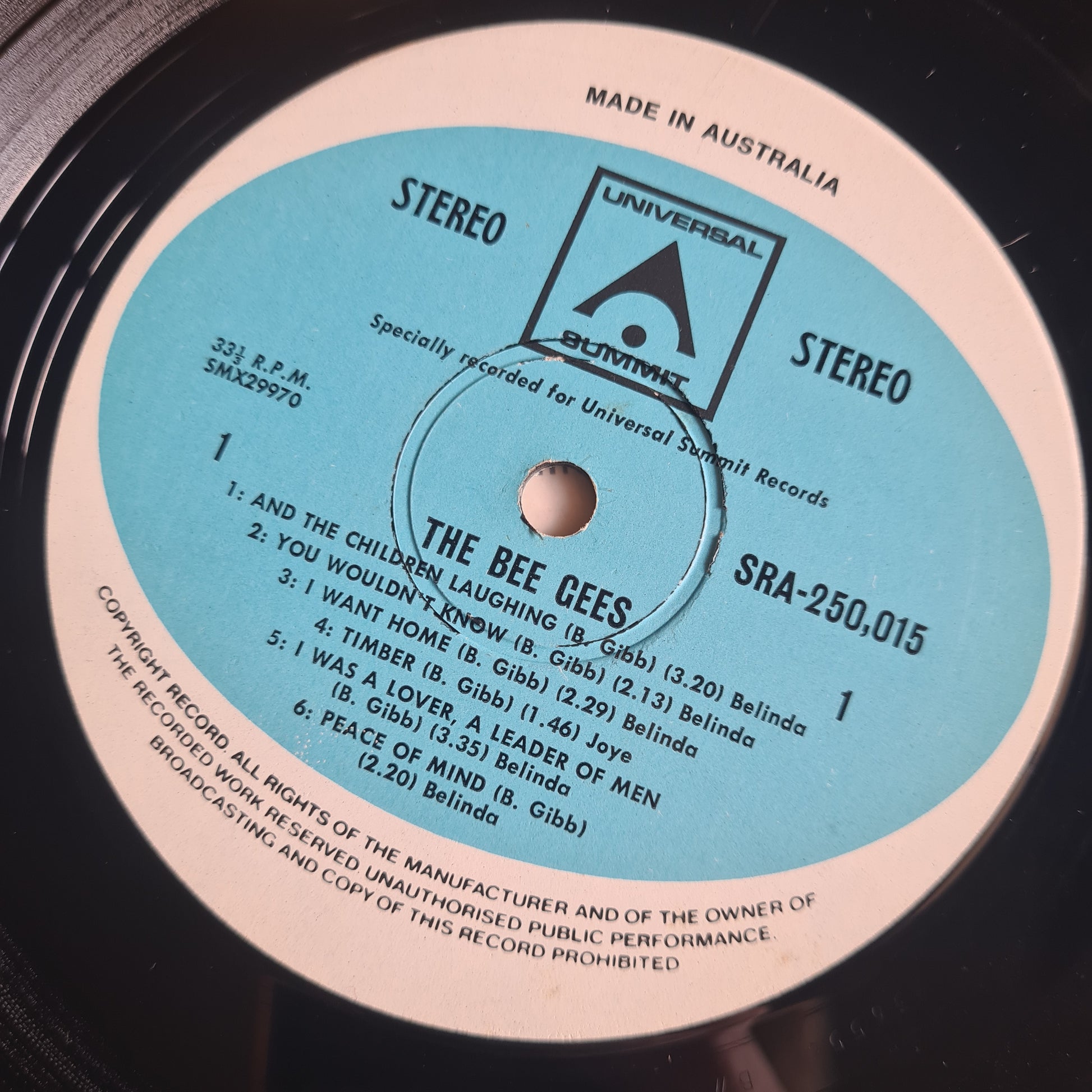 Bee Gees - Bee Gees – 1972 - Vinyl Record LP - Sound Hound Records