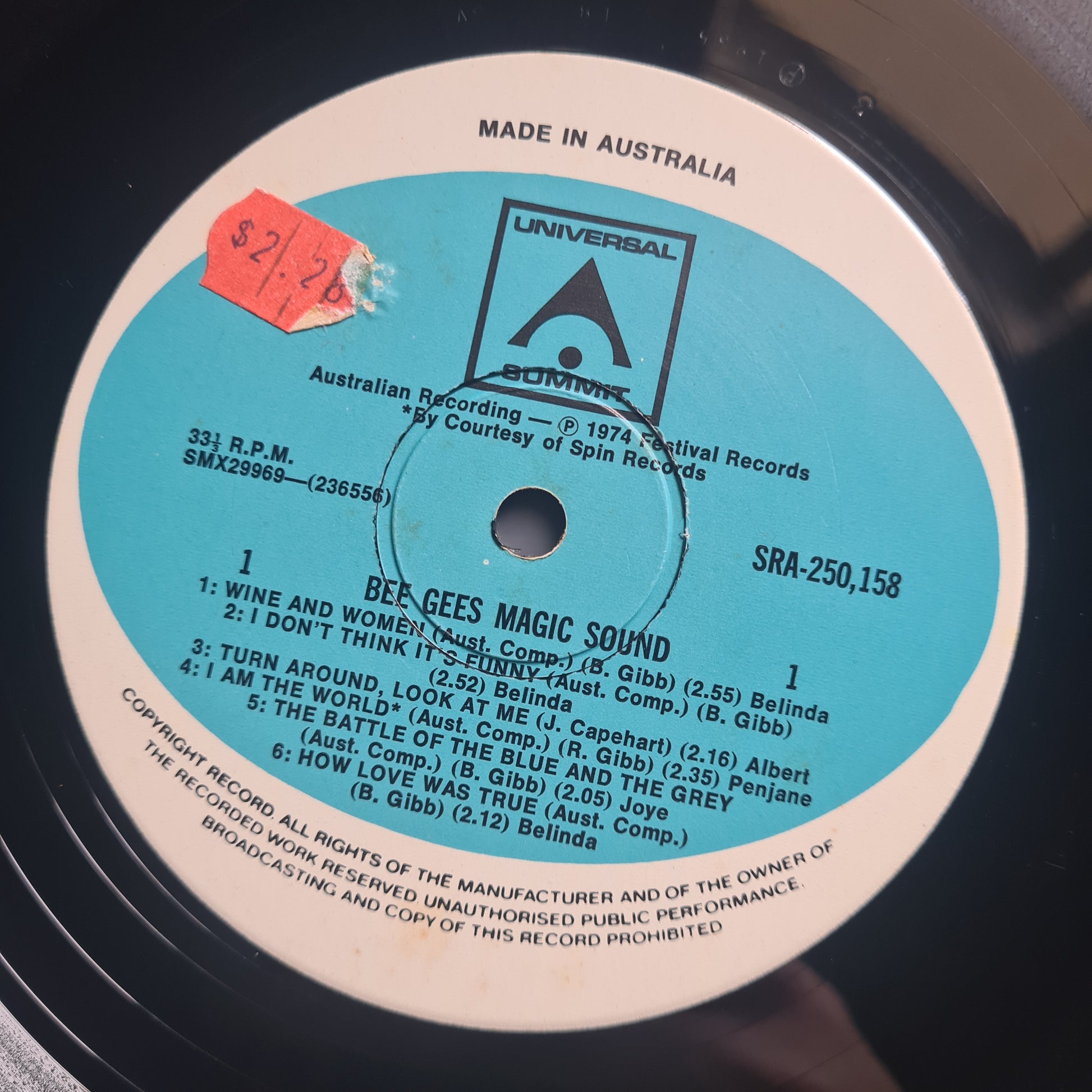 Bee Gees - Magic Sound – 1974 - Vinyl Record LP - Sound Hound Records