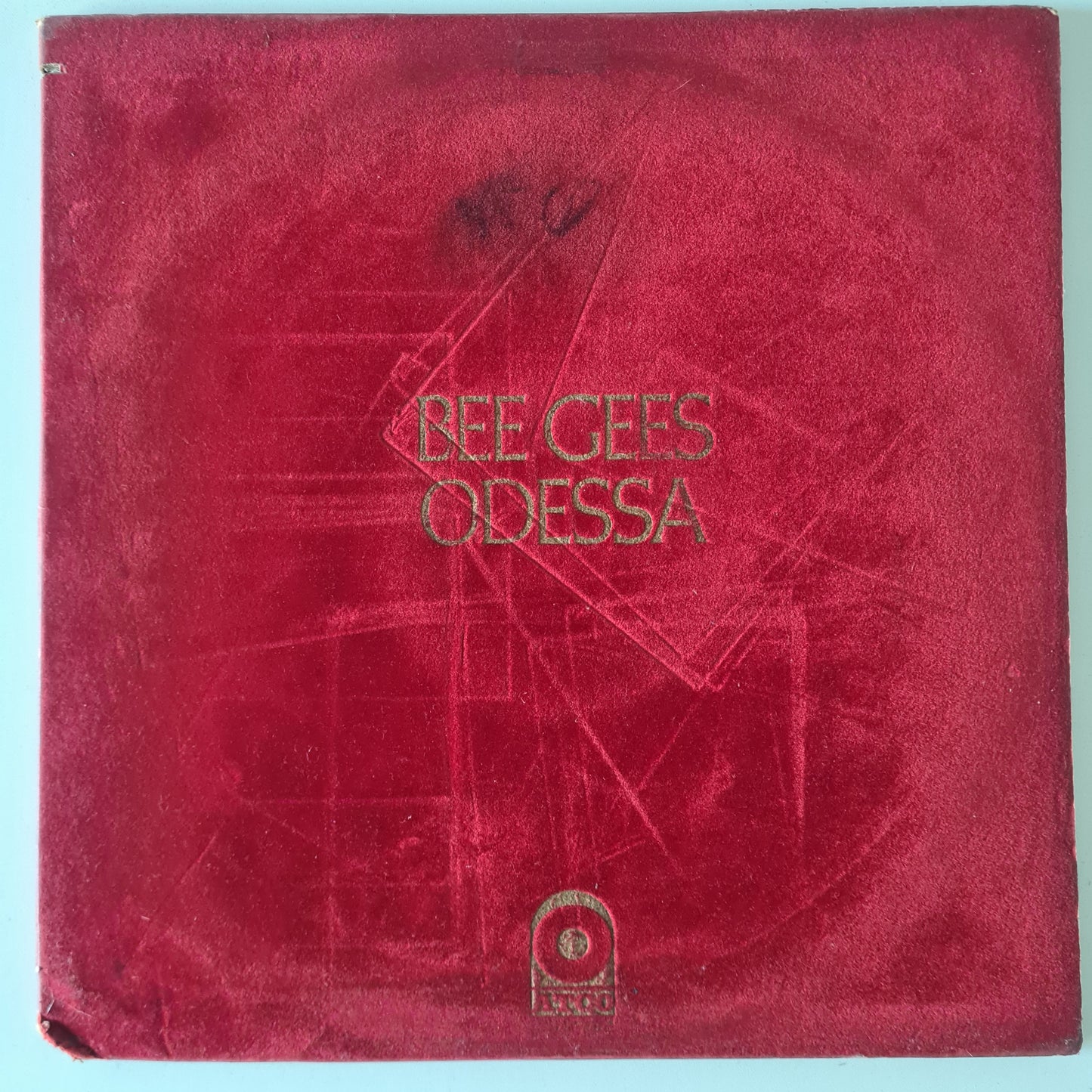 Bee Gees - Odessa – 1969 (USA Red Velvet Cover, White Label Promo Pressing) - Vinyl Record 2LP - Sound Hound Records