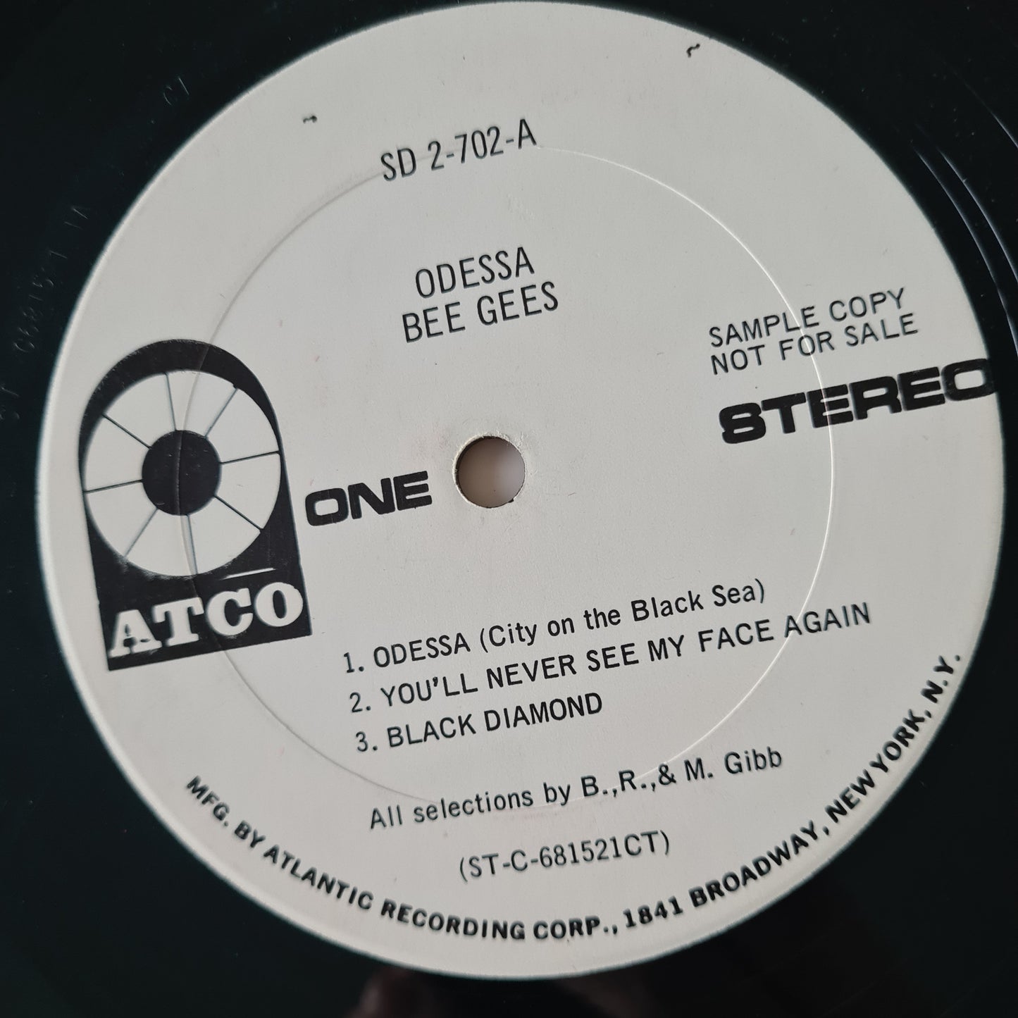 Bee Gees - Odessa – 1969 (USA Red Velvet Cover, White Label Promo Pressing) - Vinyl Record 2LP - Sound Hound Records