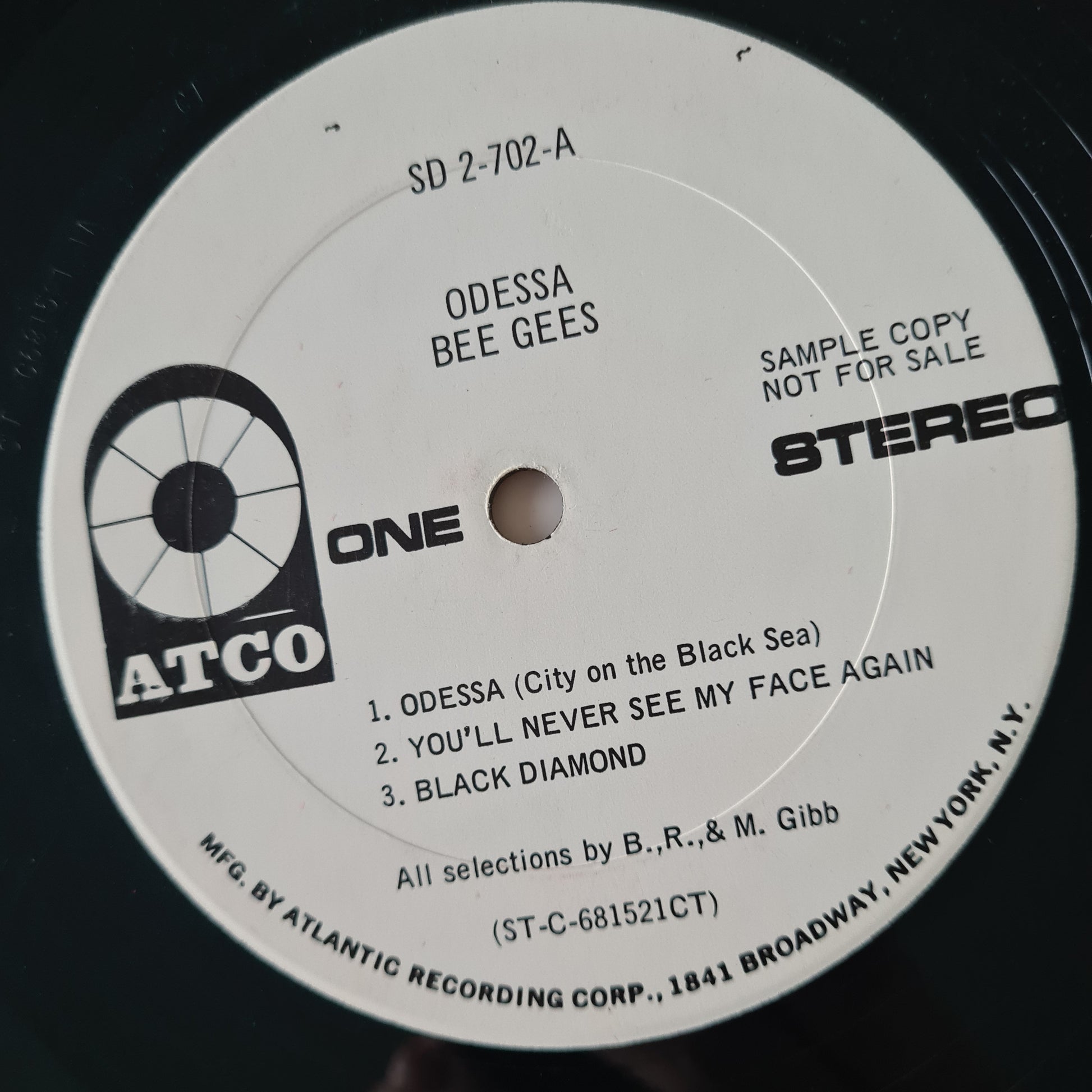 Bee Gees - Odessa – 1969 (USA Red Velvet Cover, White Label Promo Pressing) - Vinyl Record 2LP - Sound Hound Records