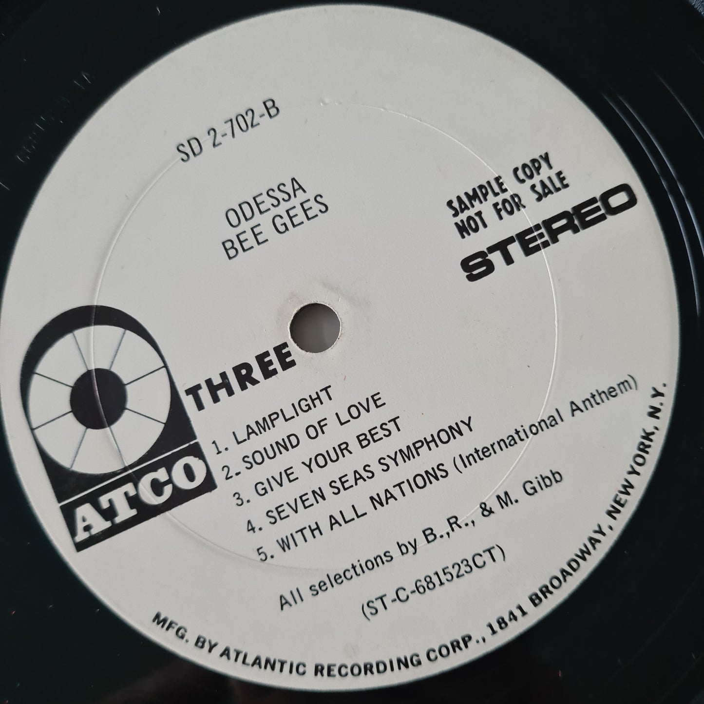 Bee Gees - Odessa – 1969 (USA Red Velvet Cover, White Label Promo Pressing) - Vinyl Record 2LP - Sound Hound Records