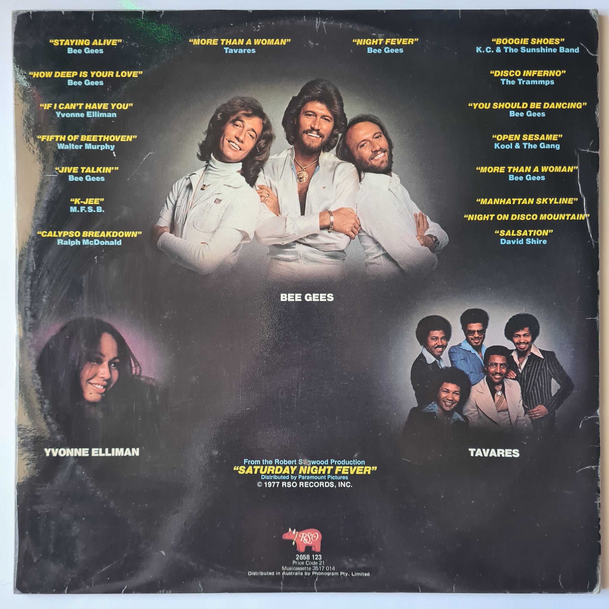 Bee Gees - Saturday Night Fever – The Original Movie Soundtrack - 1977 (Australian Pressing) - Vinyl Record 2LP - Sound Hound Records