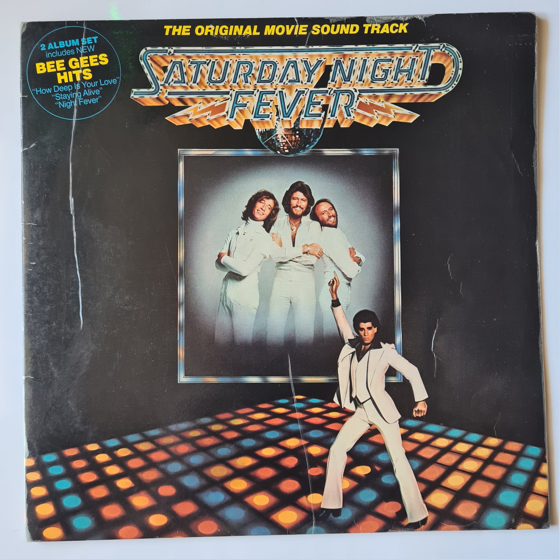 Bee Gees - Saturday Night Fever – The Original Movie Soundtrack - 1977 (Australian Pressing) - Vinyl Record 2LP - Sound Hound Records