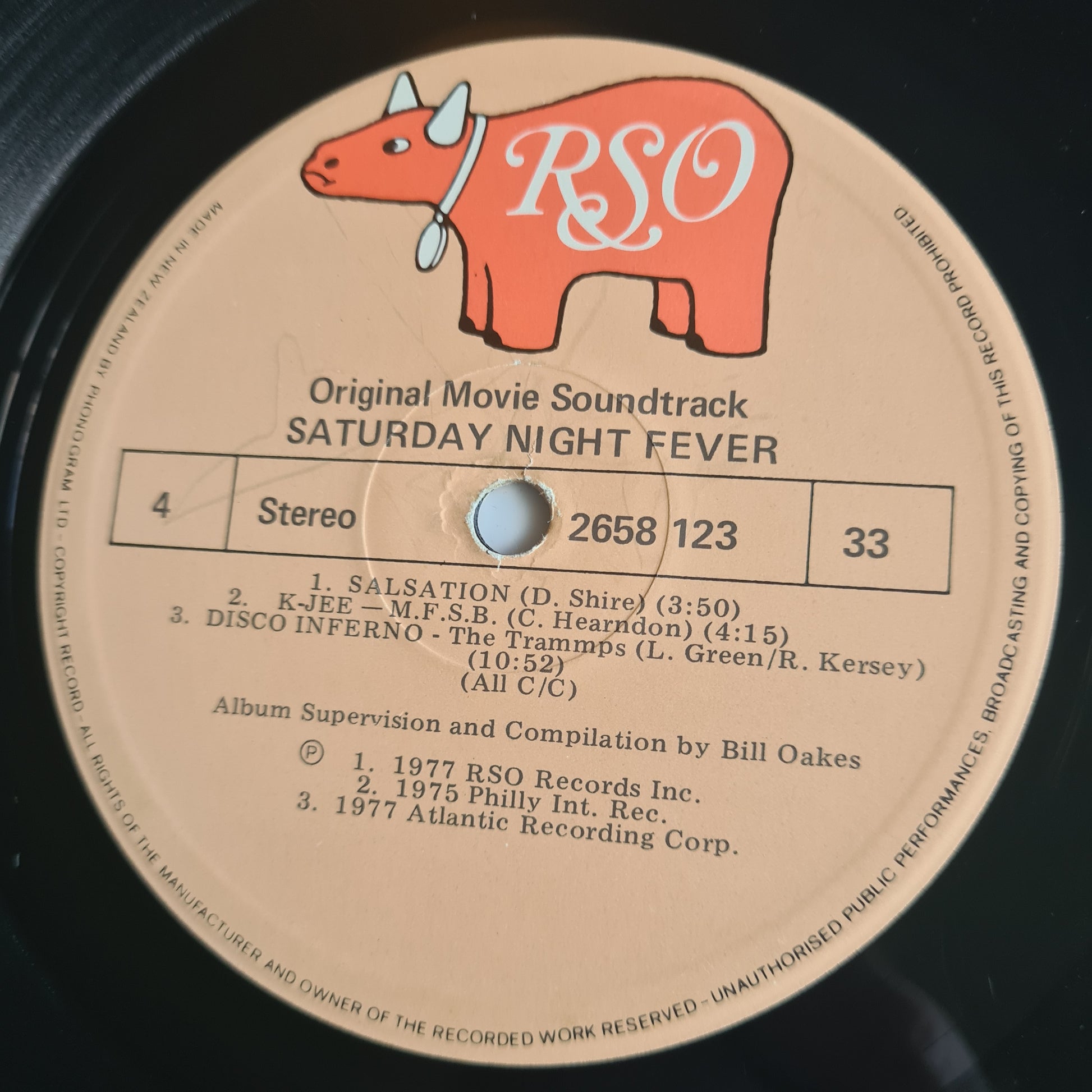 Bee Gees - Saturday Night Fever – The Original Movie Soundtrack - 1977 (New Zealand Pressing) - Vinyl Record 2LP - Sound Hound Records